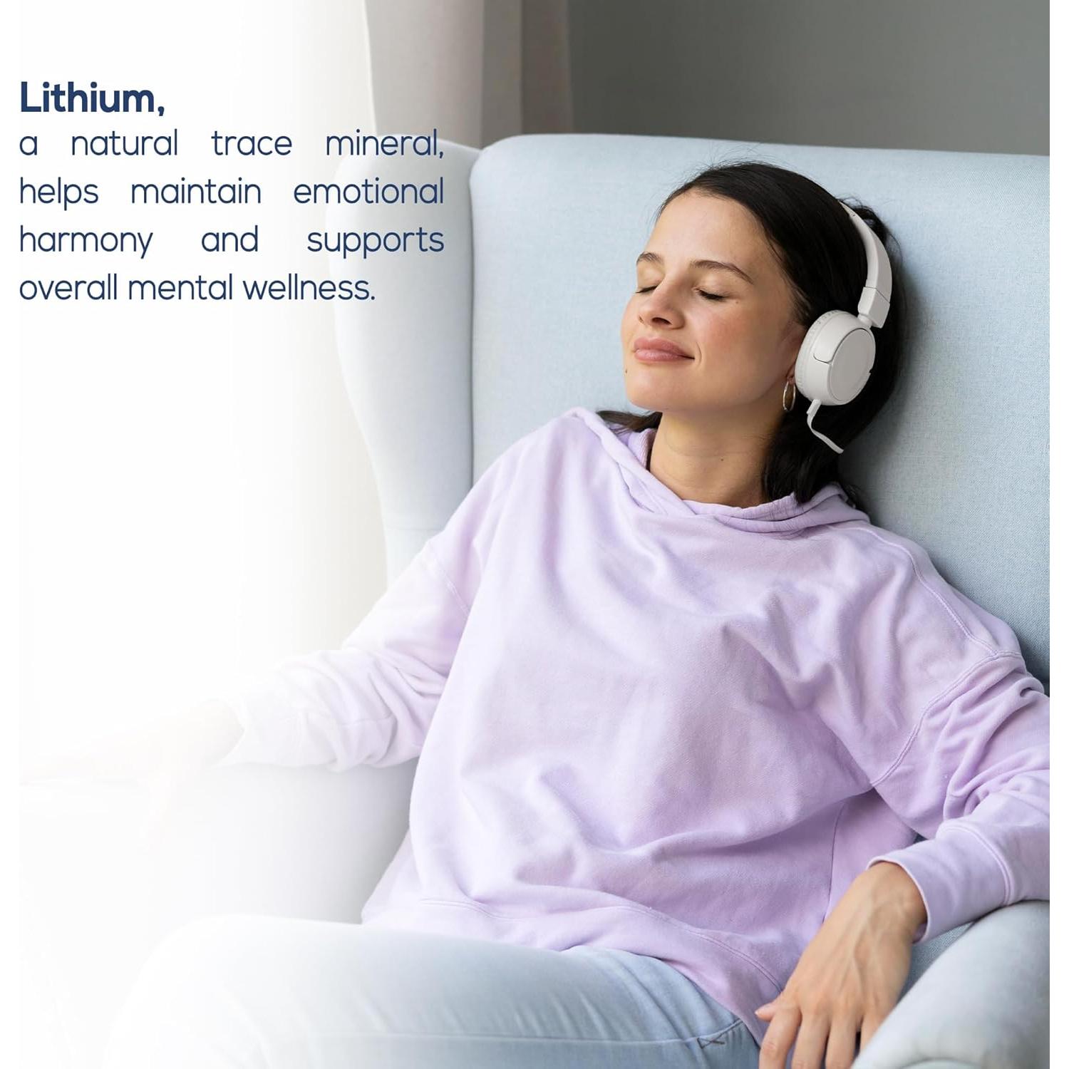 Suplemento de Orotato de Litio 10mg HARMONIFY - 60 Cápsulas Veganas