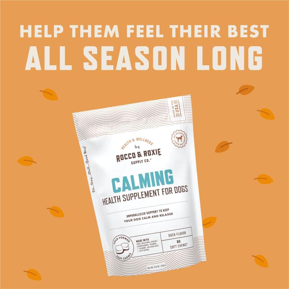 Golosinas Calmantes para Perros Rocco & Roxie 60ct