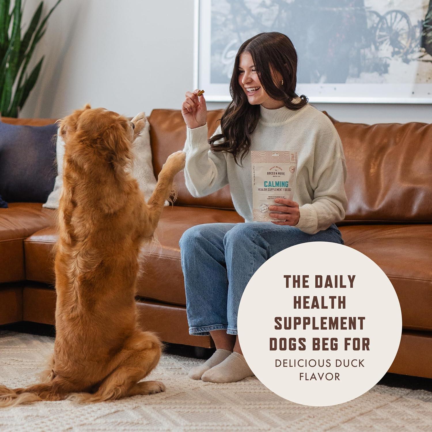 Golosinas Calmantes para Perros Rocco & Roxie 60ct