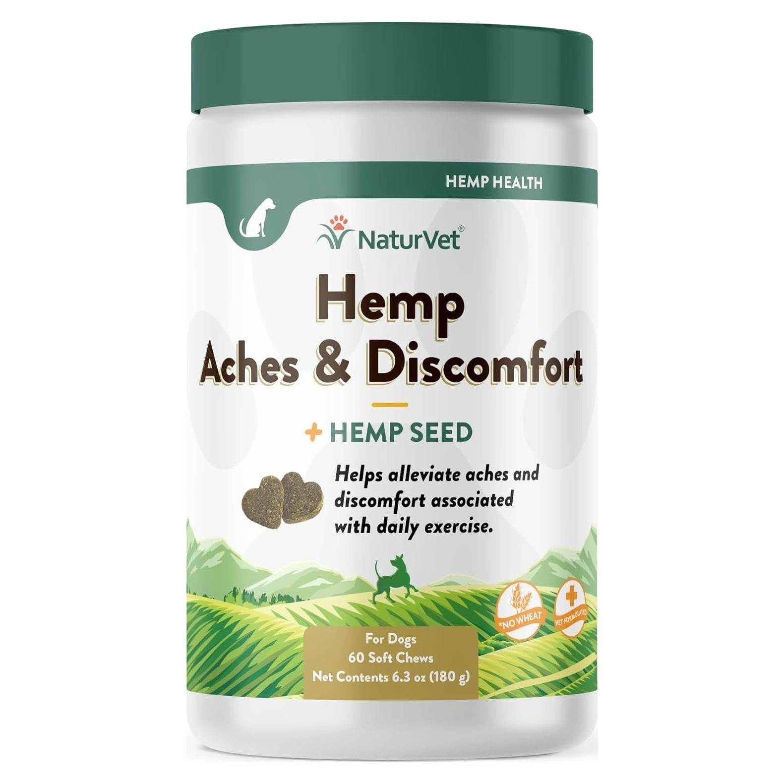 Golosinas NaturVet para Perros con Semilla de Cáñamo 60 ct