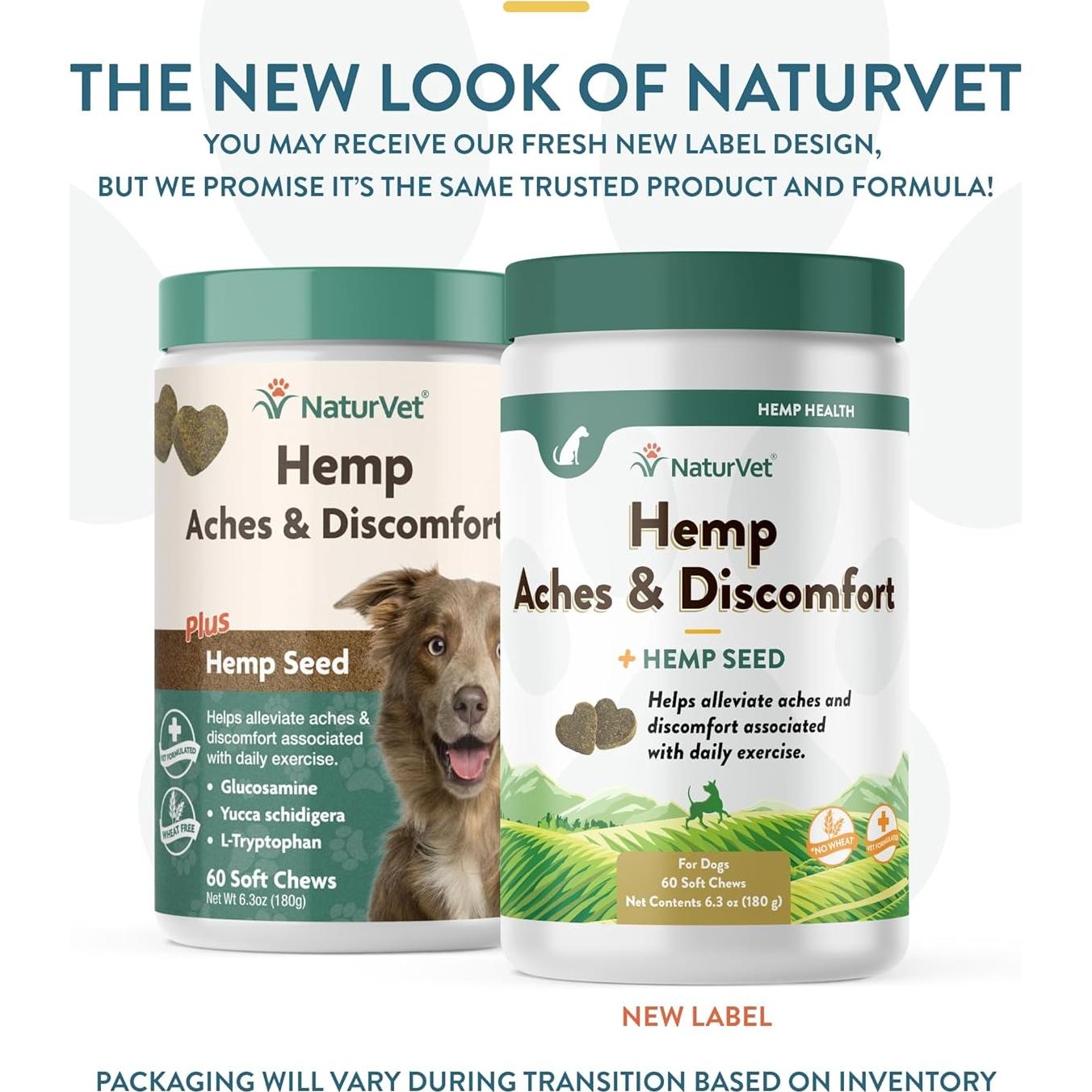 Golosinas NaturVet para Perros con Semilla de Cáñamo 60 ct