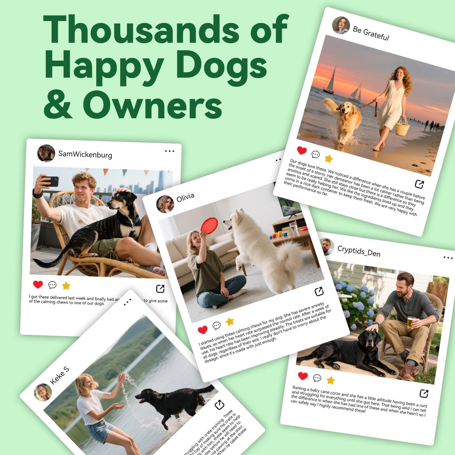 Masticables Calmantes para Perros YWUJID - 100 Unidades