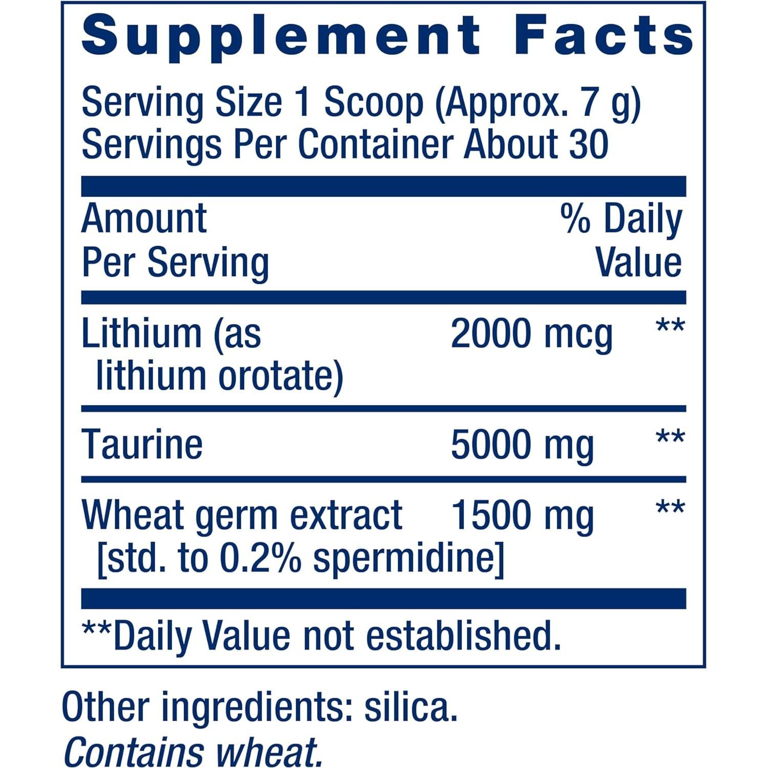 Polvo de Envejecimiento Saludable Life Extension 30 Porciones