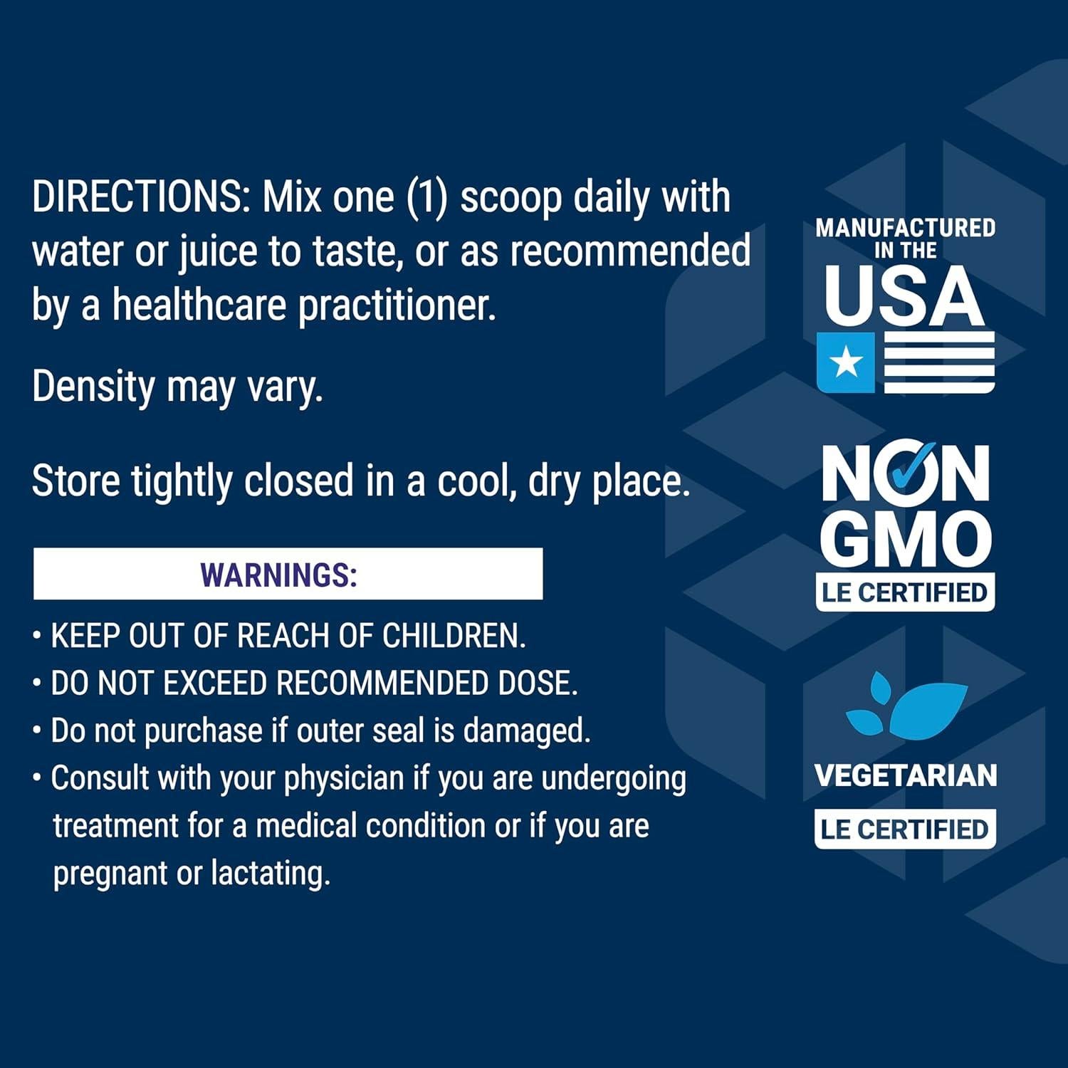 Polvo de Envejecimiento Saludable Life Extension 30 Porciones