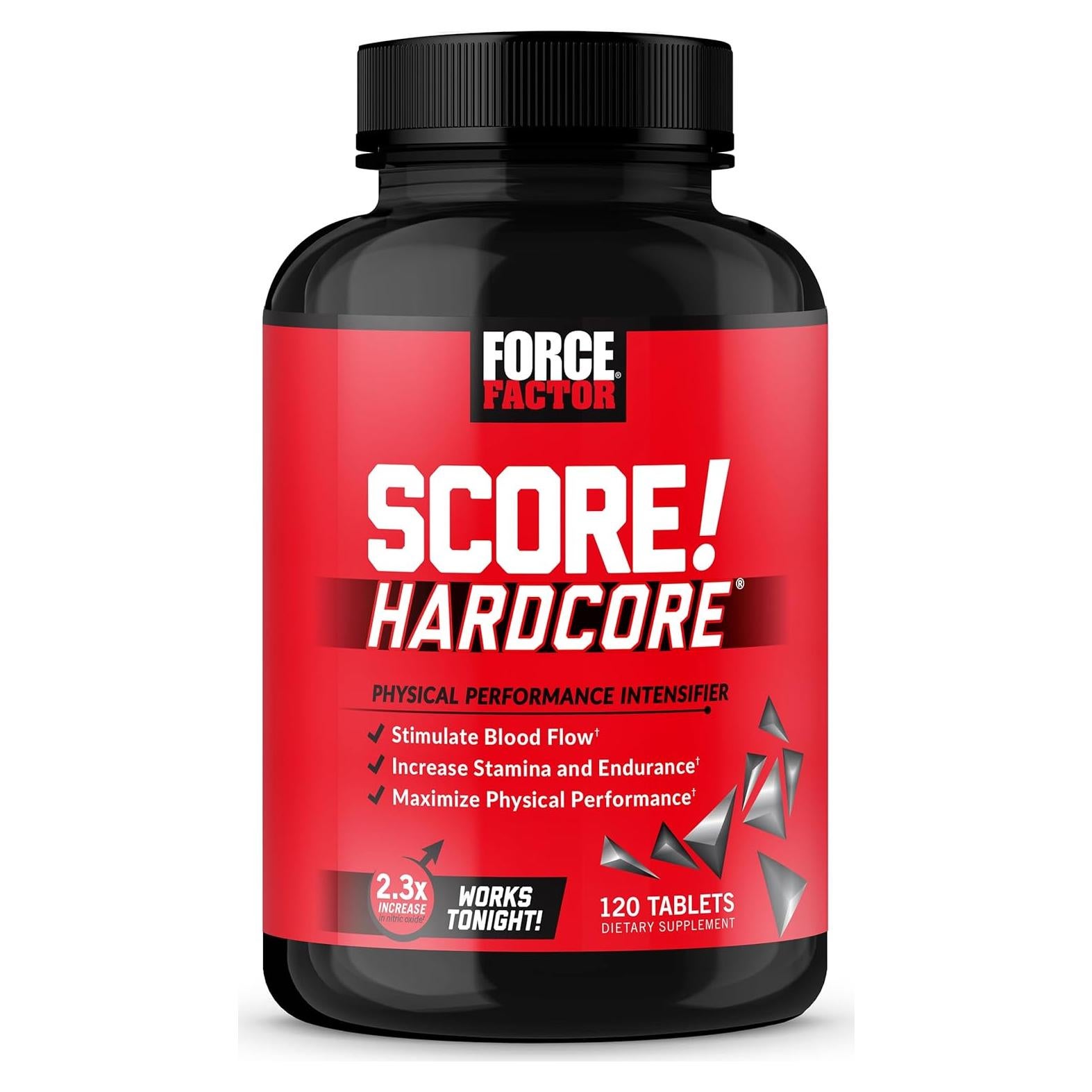 Force Factor Score! Suplemento Óxido Nítrico 120 Tabletas