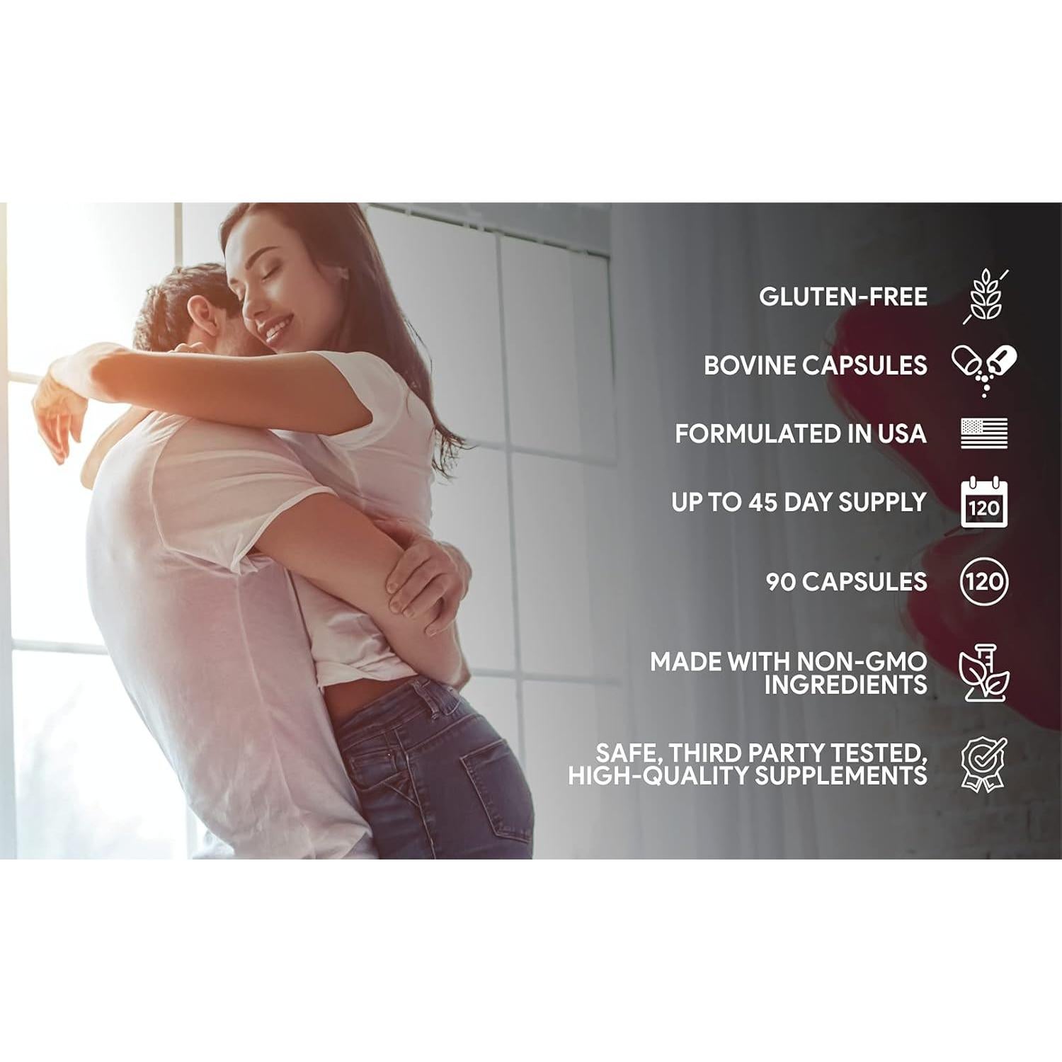 Suplemento de HGH HerbaMe Vitalidad Completa 90 cápsulas