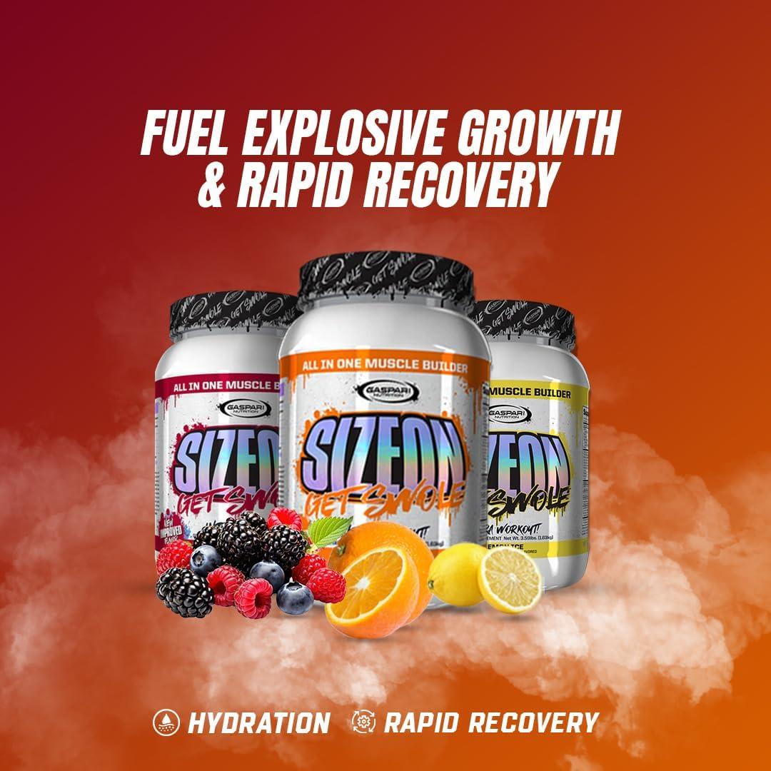 Gaspari Nutrition SizeOn Aminoácidos y Creatina 1.63kg Uva