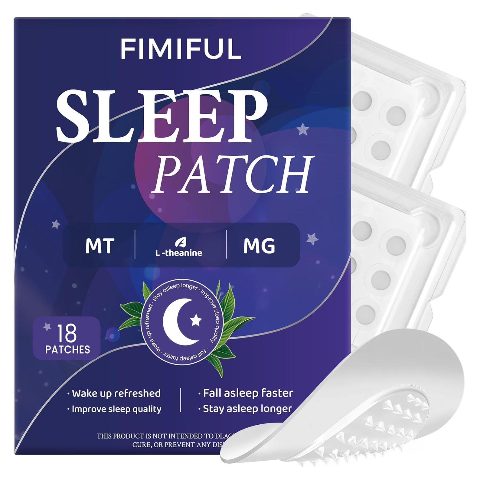 Parche para Dormir FIMIFUL con Melatonina y Magnesio 18 Pzas