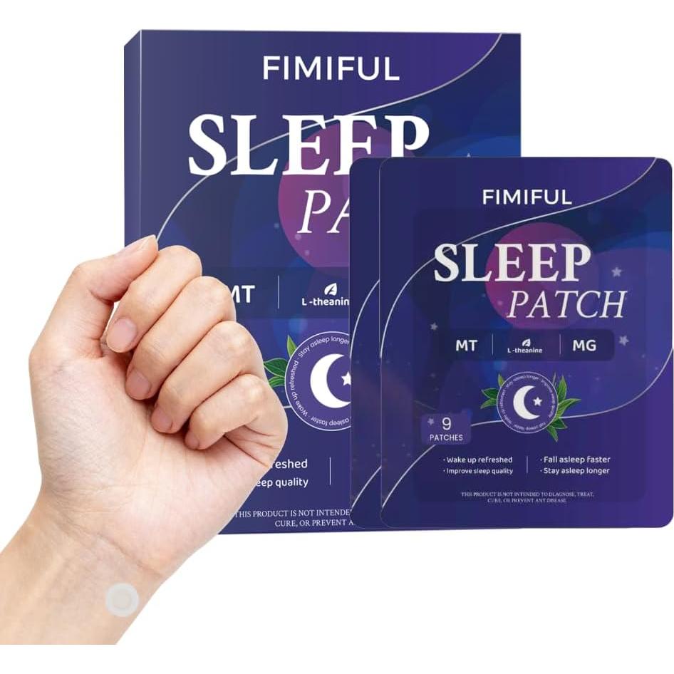 Parche para Dormir FIMIFUL con Melatonina y Magnesio 18 Pzas
