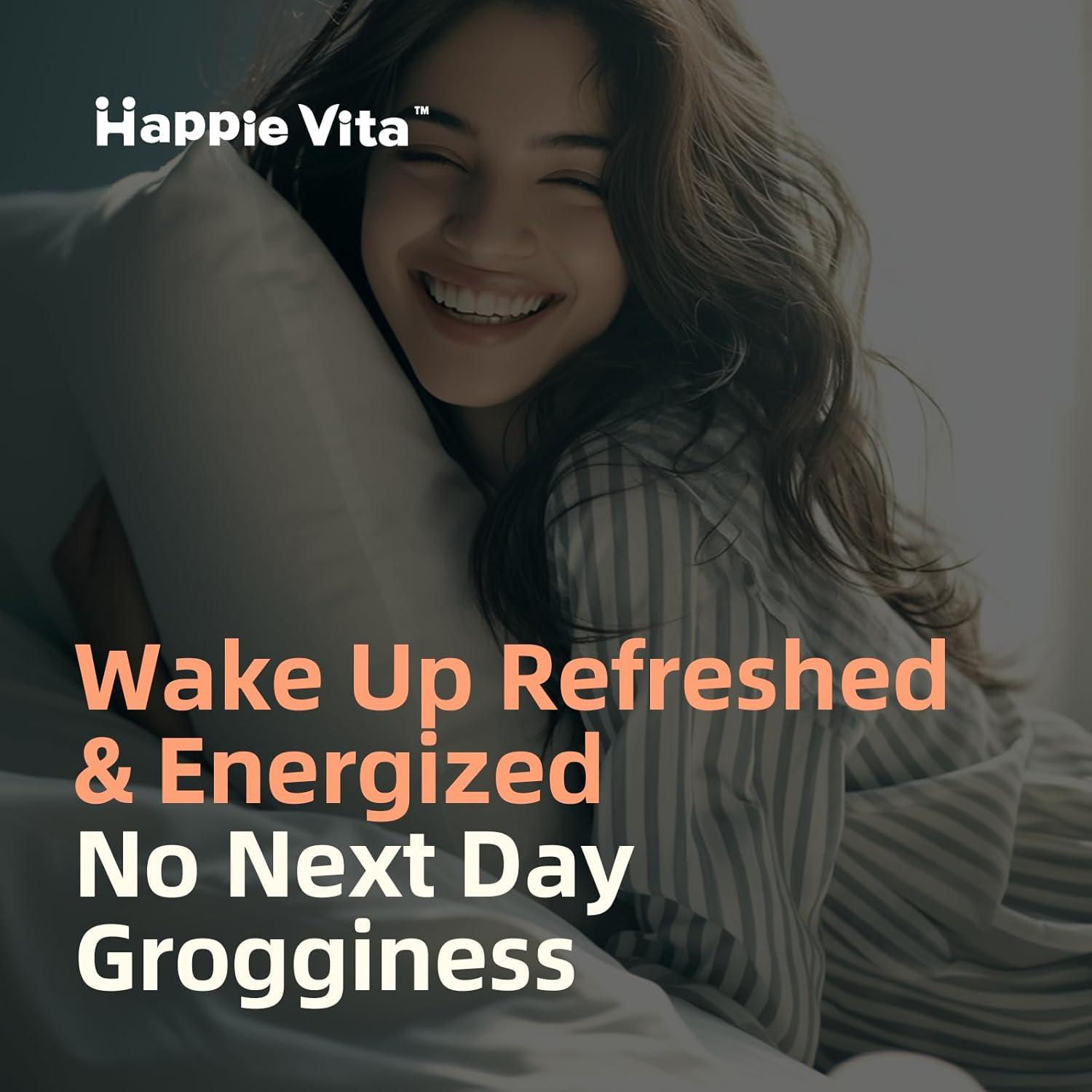 Suplemento para Dormir HappieVita 4 en 1 - 60 Cápsulas