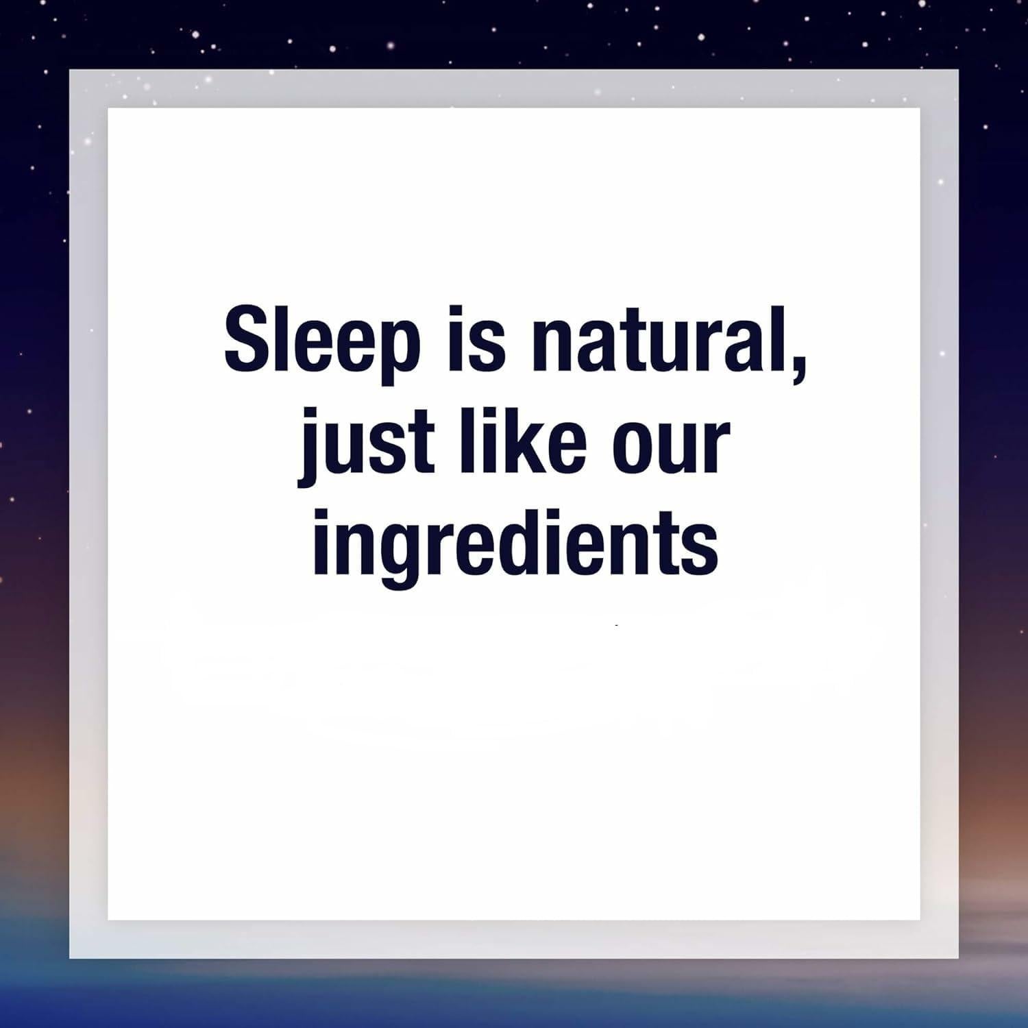 Suplemento Natural Factors Tranquil Sleep 60 Tabletas Masticables