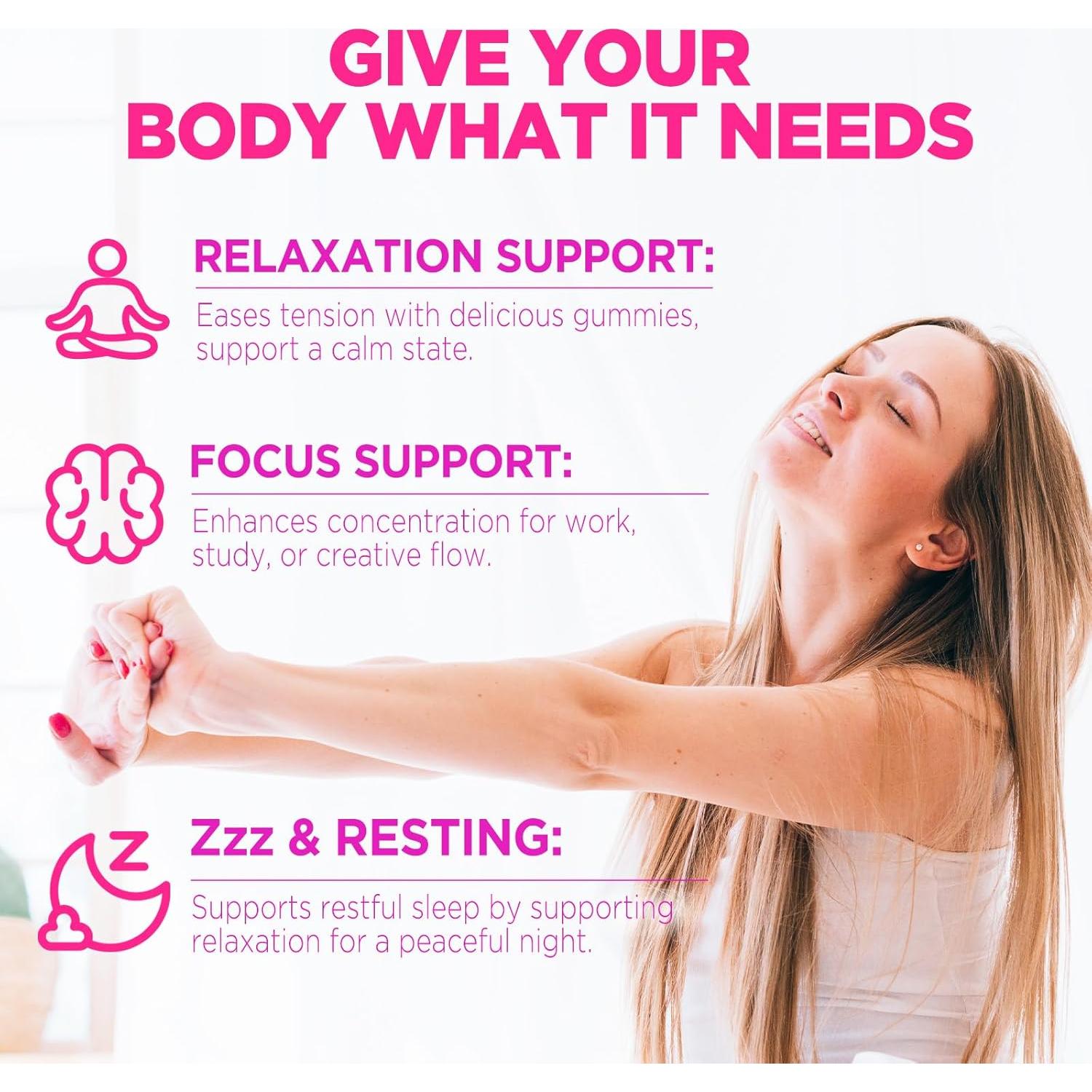 Gominolas L-Theanine 200mg ZA'ZA K ORGANICS Sabor Durazno