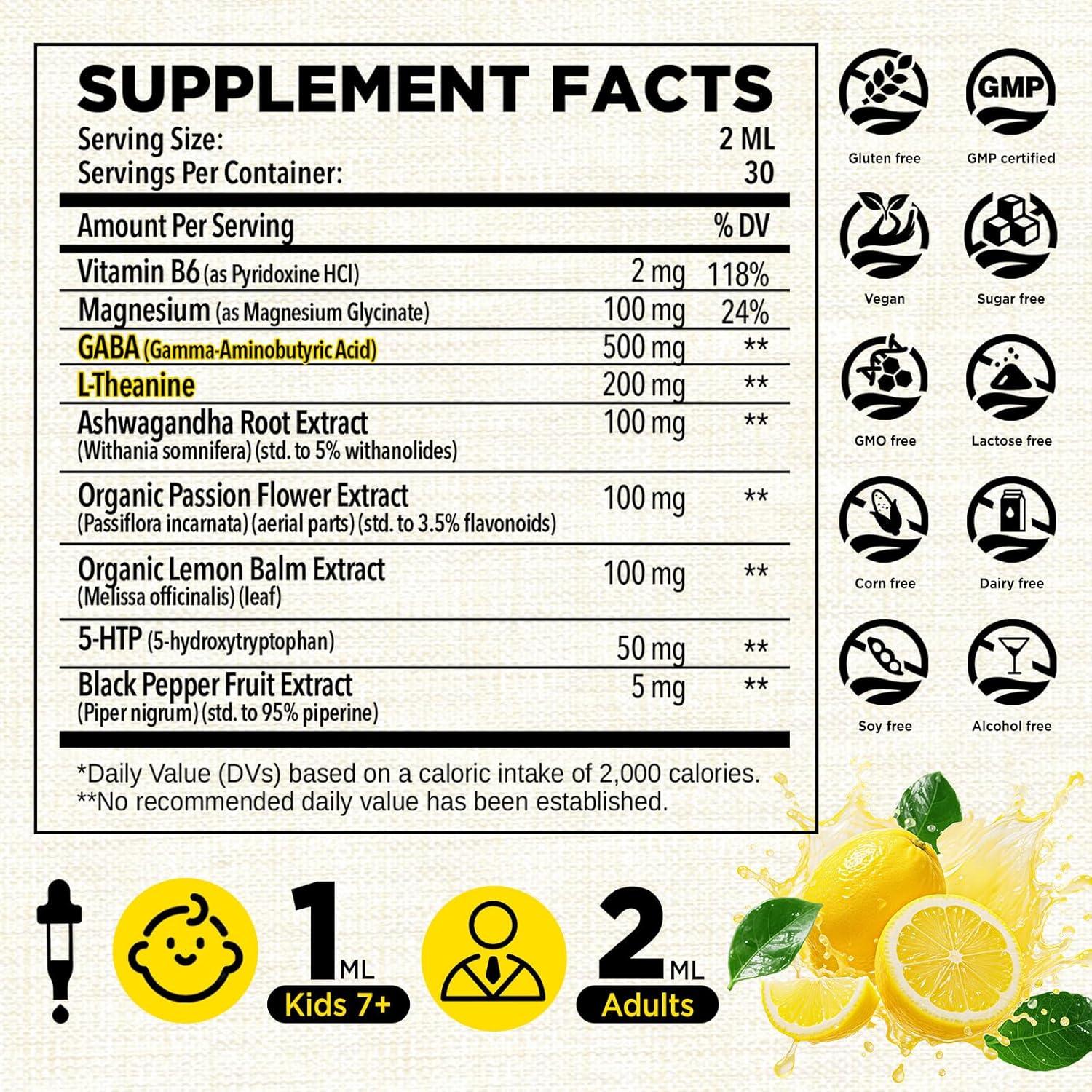 Gotas Liposomales de GABA L-Theanina Natisland 59.15 ml