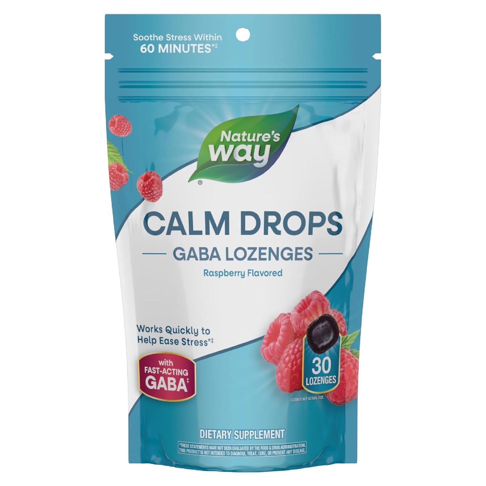 Gotas Calmantes Nature's Way 30ml Sabor Frambuesa - Alivio Estrés