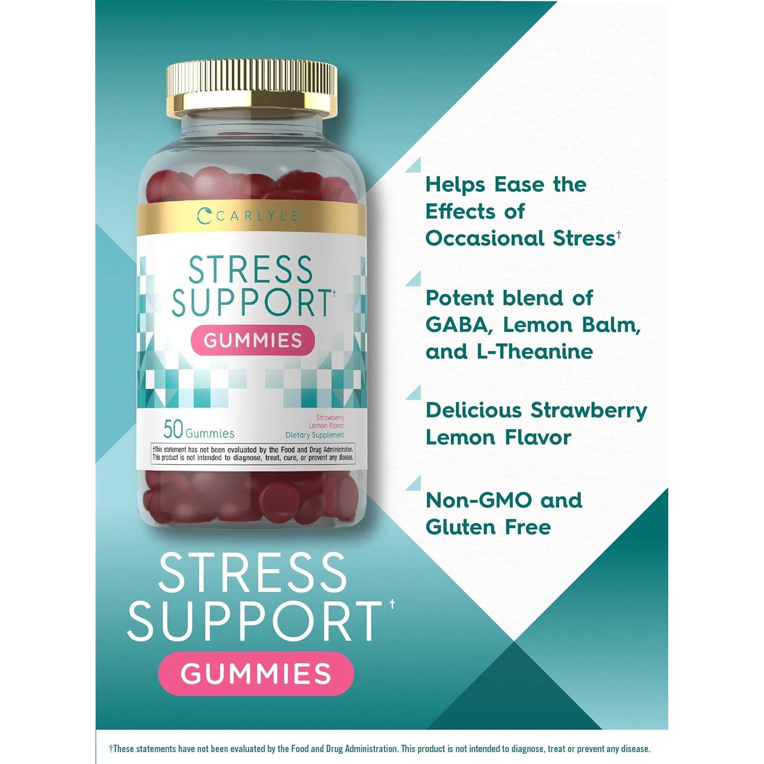 Gominolas para el Estrés Carlyle | 50 Unidades | GABA y L-Teanina