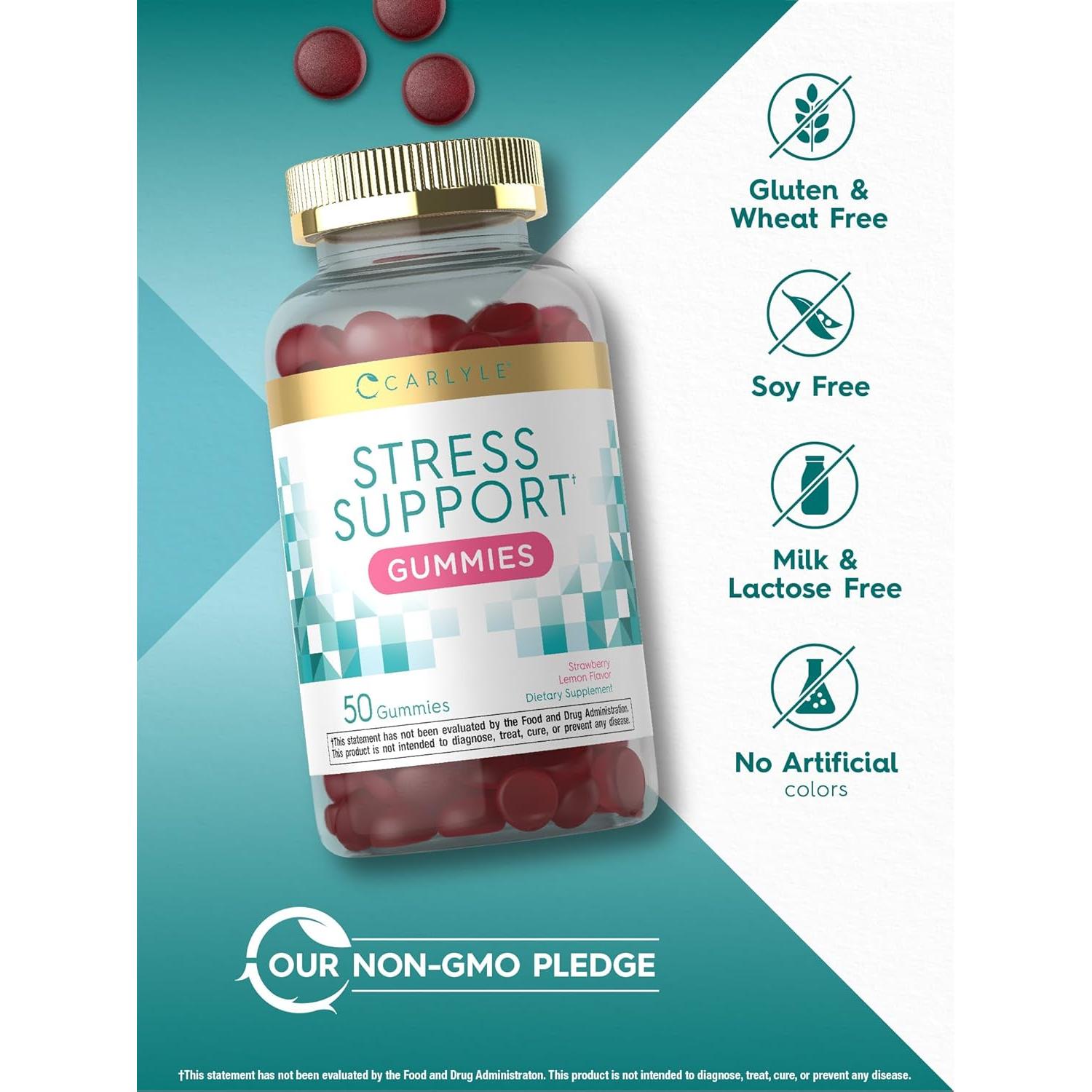 Gominolas para el Estrés Carlyle | 50 Unidades | GABA y L-Teanina