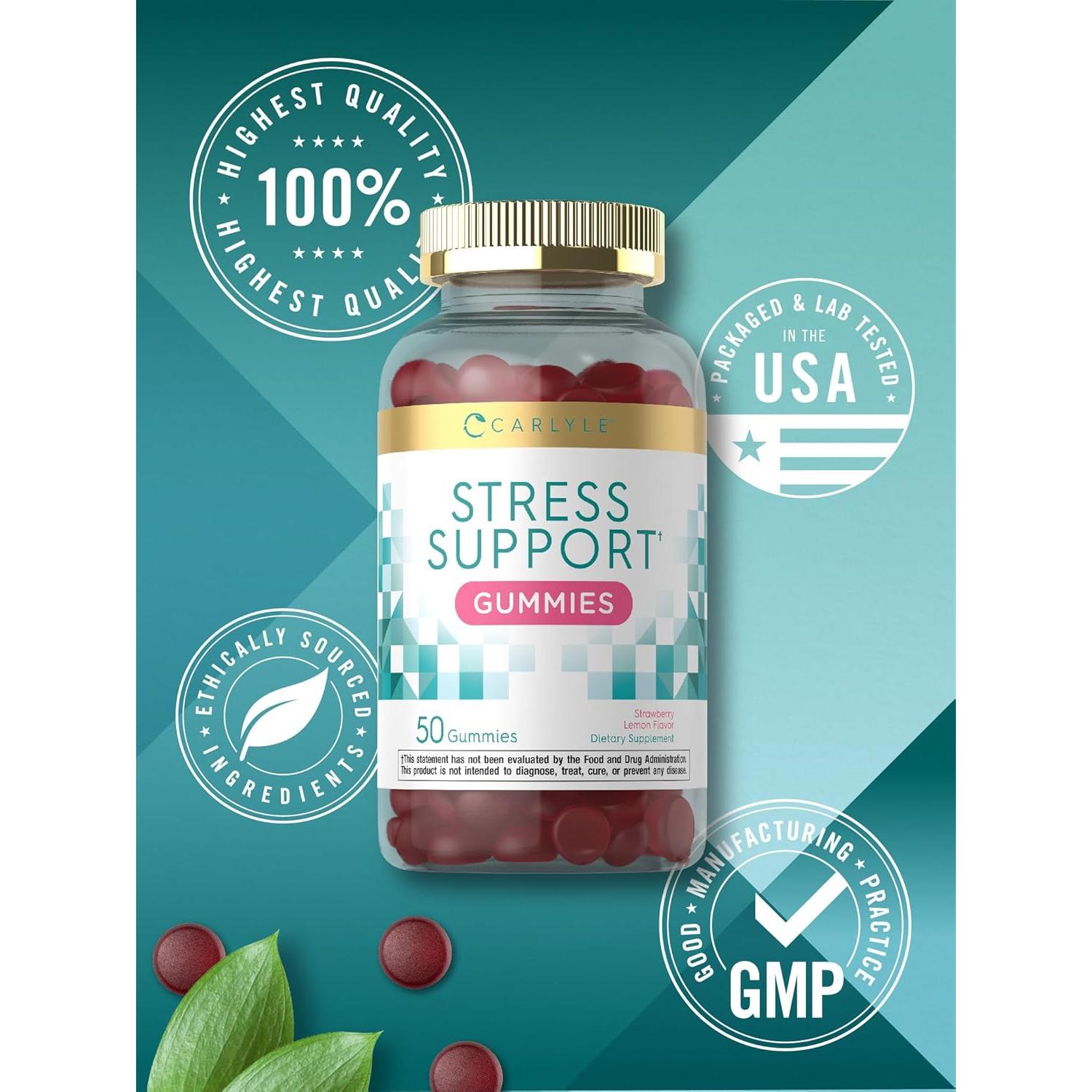 Gominolas para el Estrés Carlyle | 50 Unidades | GABA y L-Teanina