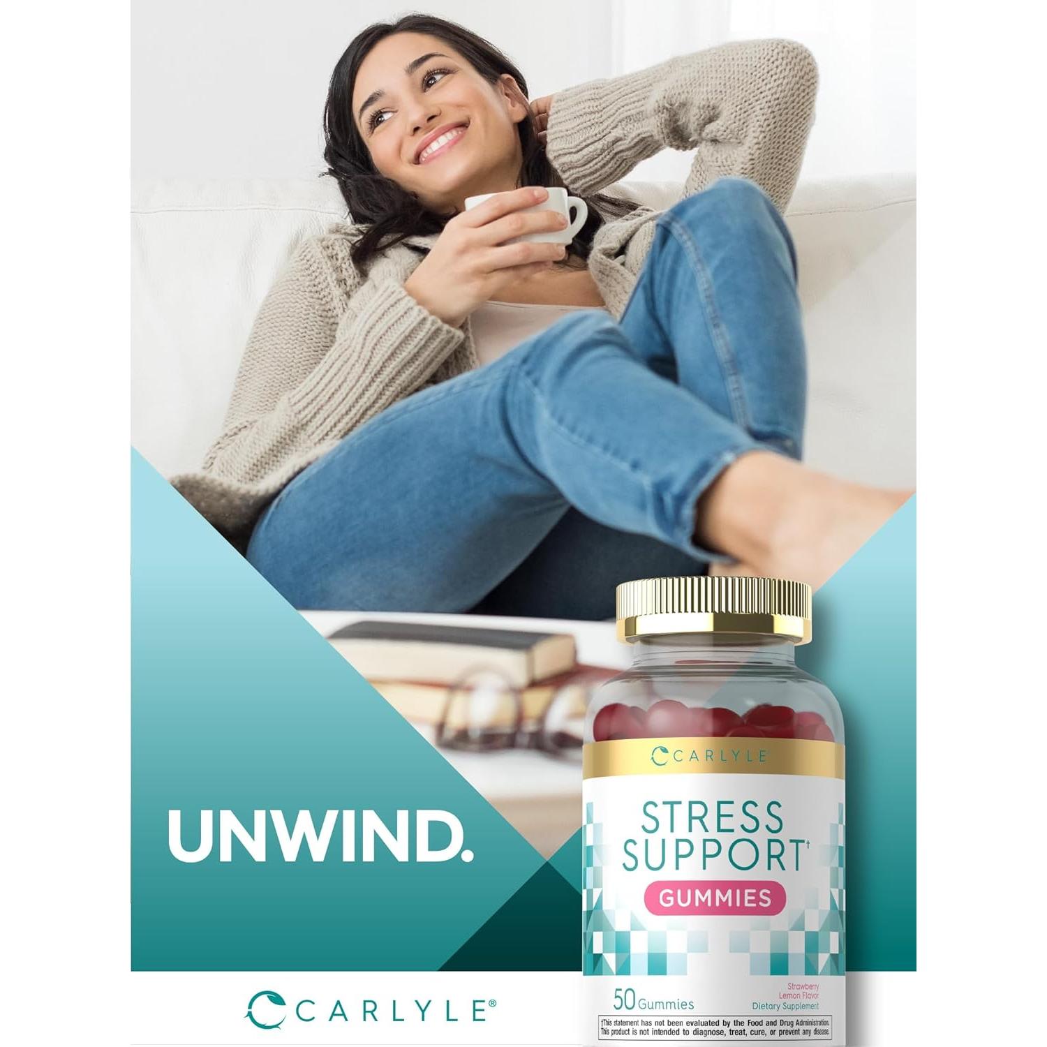 Gominolas para el Estrés Carlyle | 50 Unidades | GABA y L-Teanina