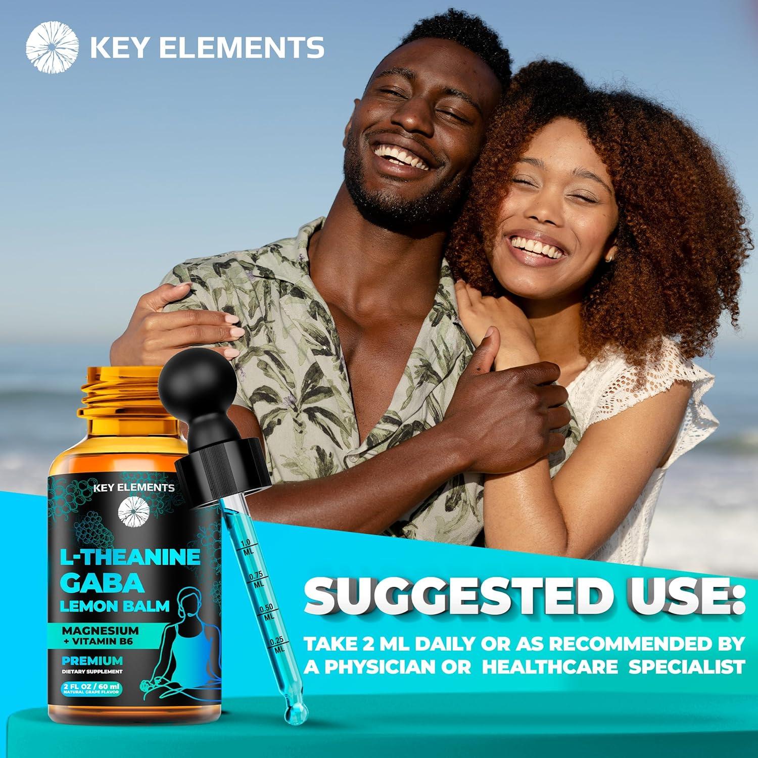 Suplemento GABA Líquido 500mg + L-Teanina 200mg - 30 Porciones