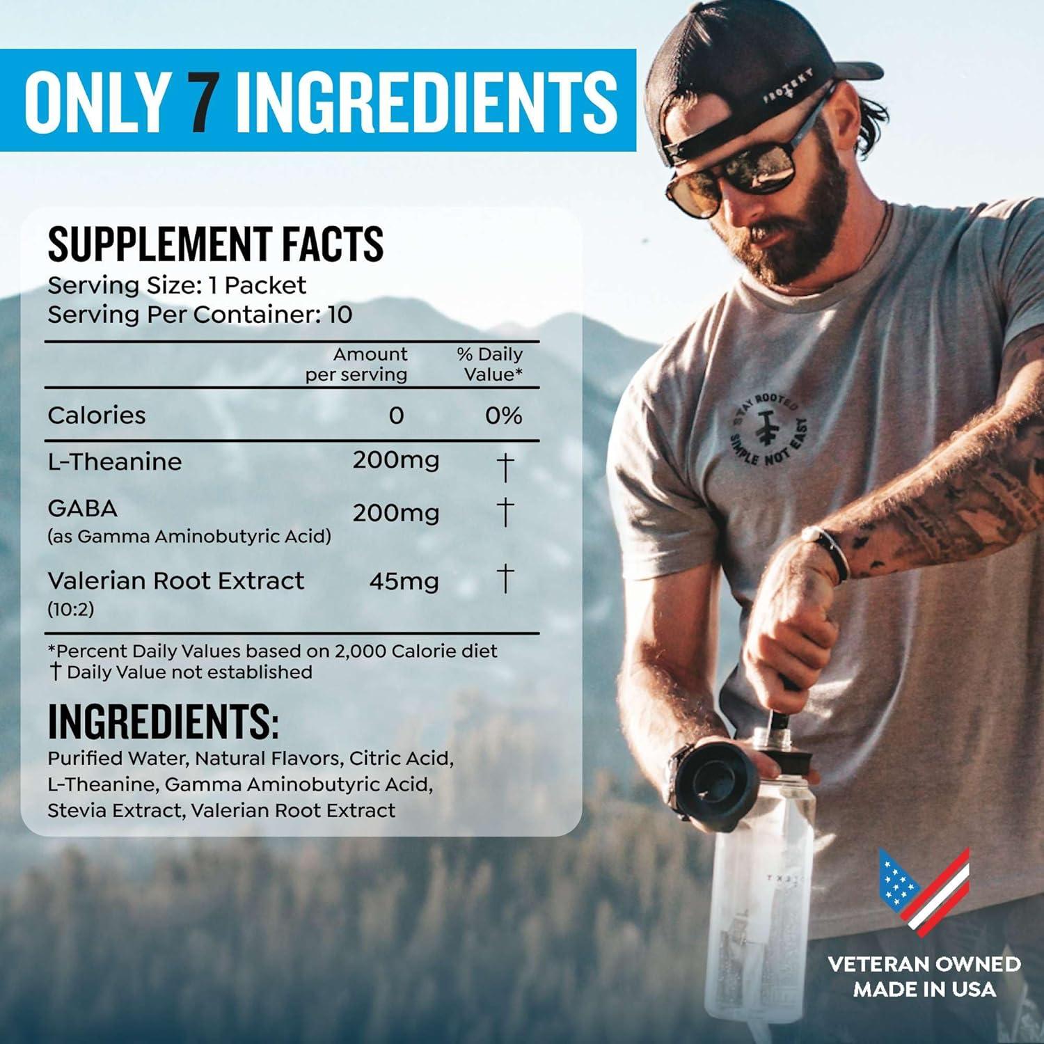 Suplemento GABA L Teanina Protekt Uva 10x11.83ml para Dormir