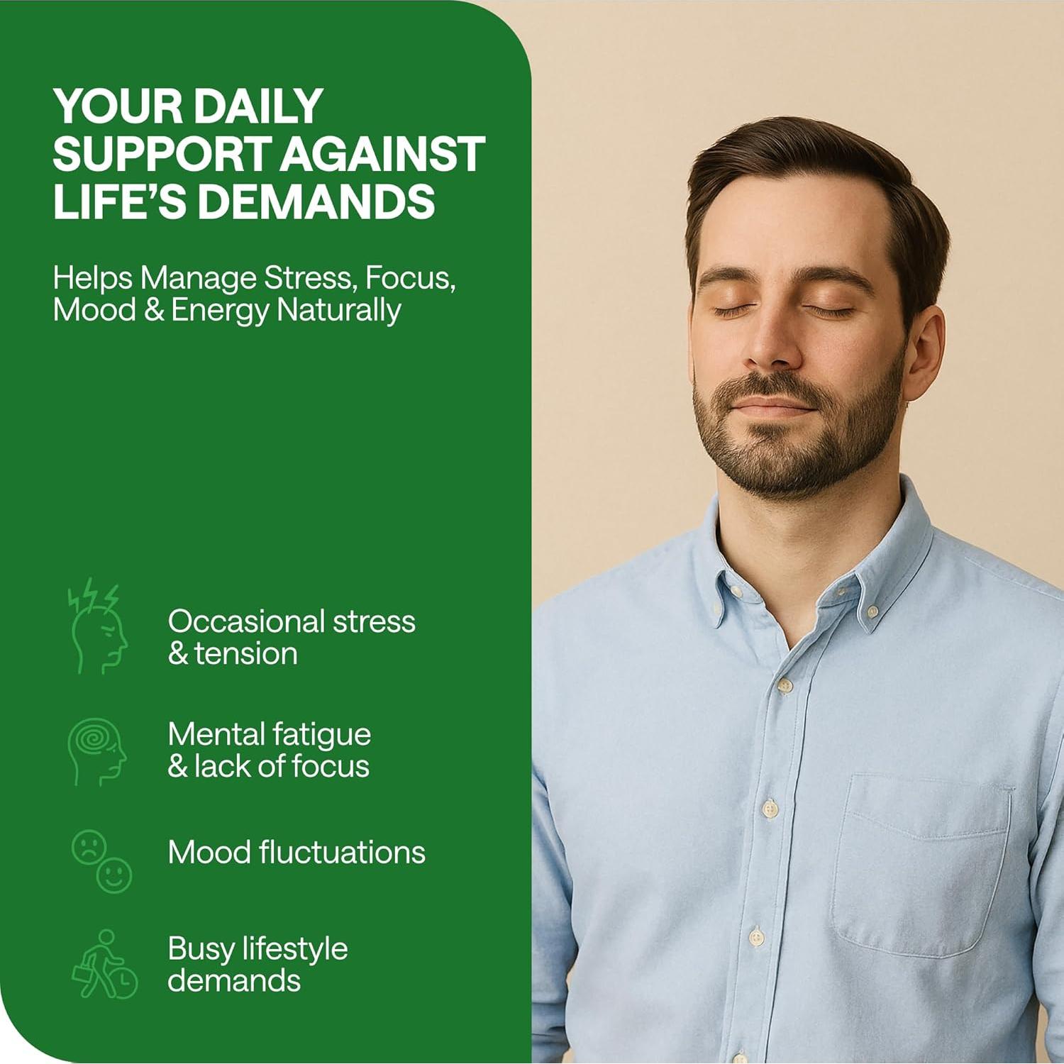 Suplemento de Ashwagandha 800mg WONDER FAMILY - 60 Cápsulas