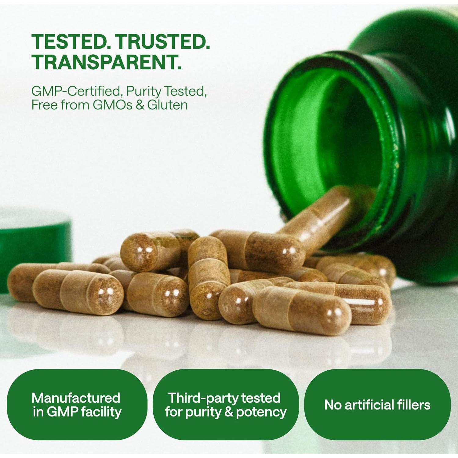 Suplemento de Ashwagandha 800mg WONDER FAMILY - 60 Cápsulas