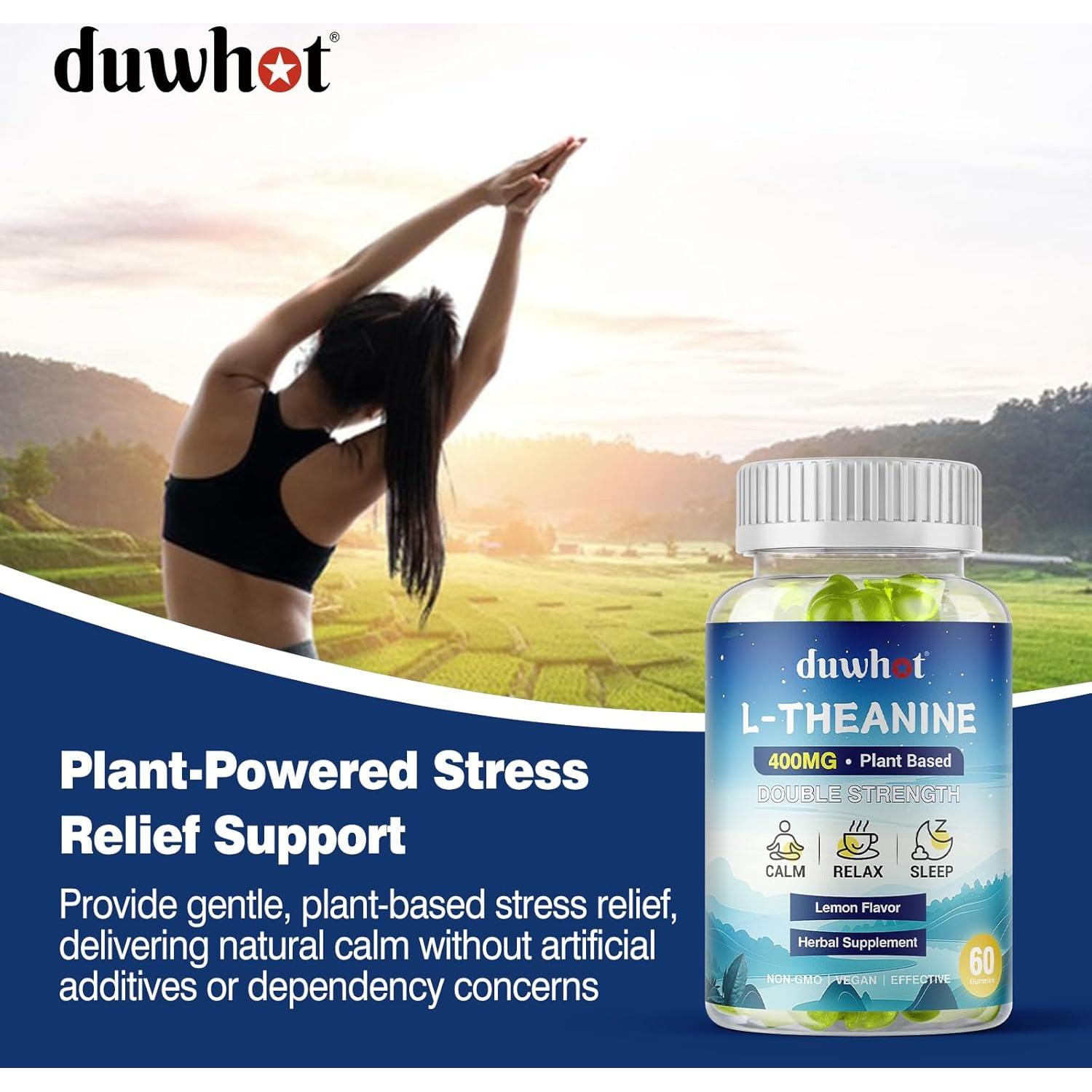 Gomitas de L-Theanina 400mg Newtrisland - Veganas, 60 Unidades