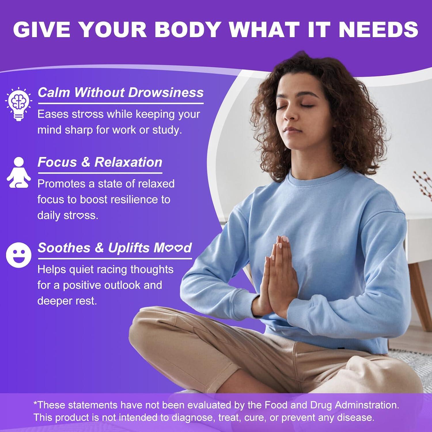 Gomitas L-Theanina 400mg Flyrocer con Ashwagandha 60 Unidades