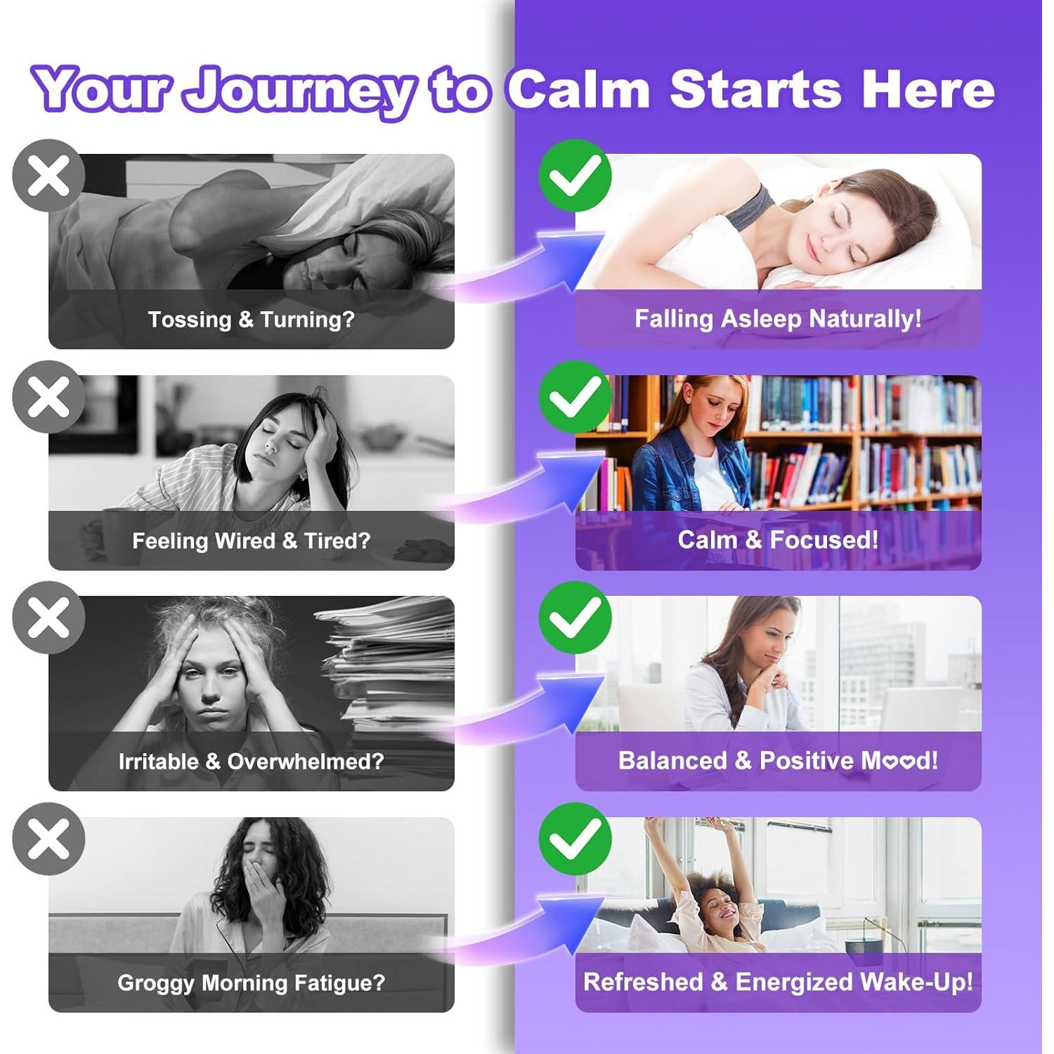 Gomitas L-Theanina 400mg Flyrocer con Ashwagandha 60 Unidades