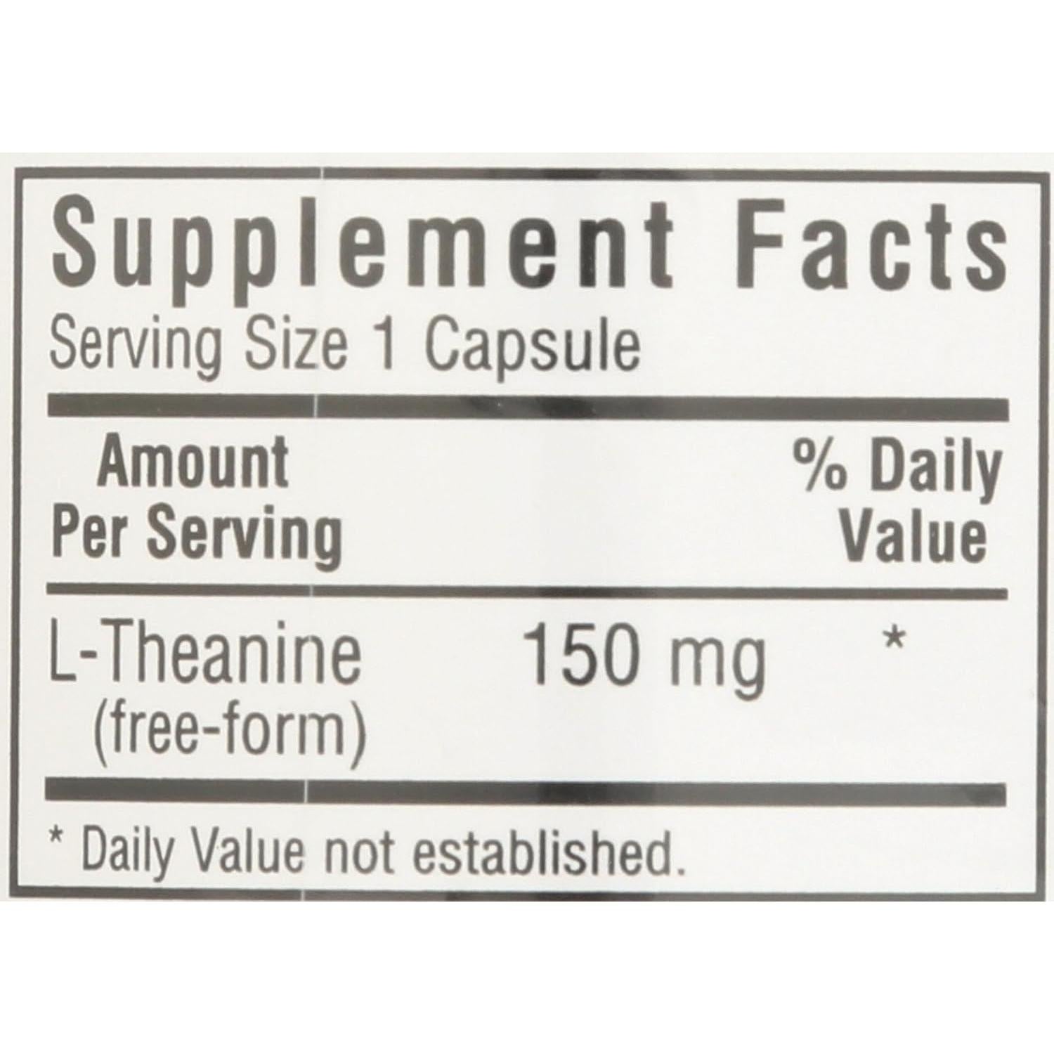 Suplemento L-Teanina 200 mg Bluebonnet - 30 Cápsulas