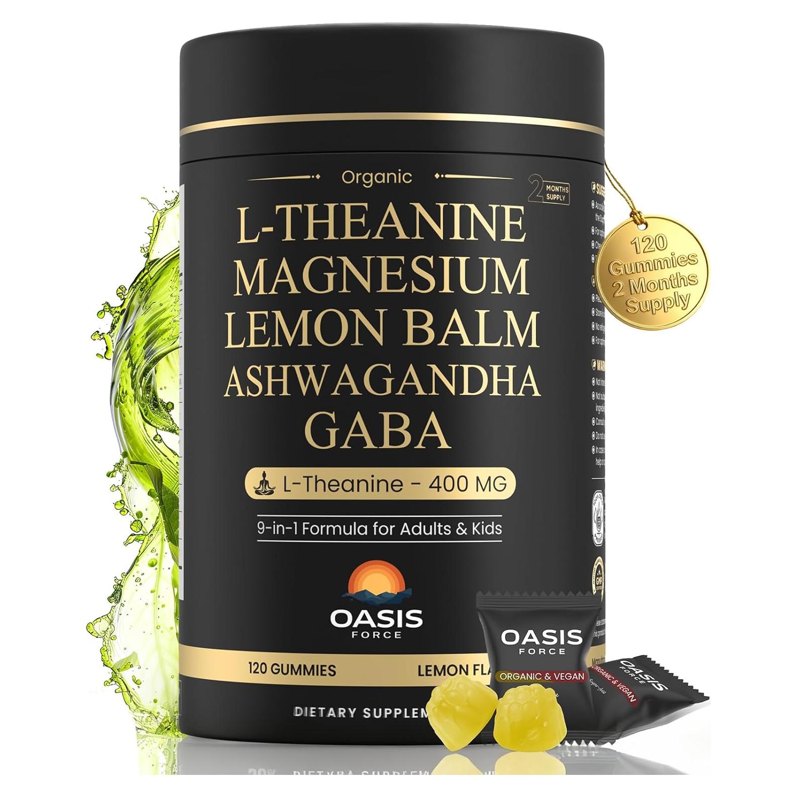 Gomitas de L-Theanine 400mg OASIS FORCE - Relajación y Sueño