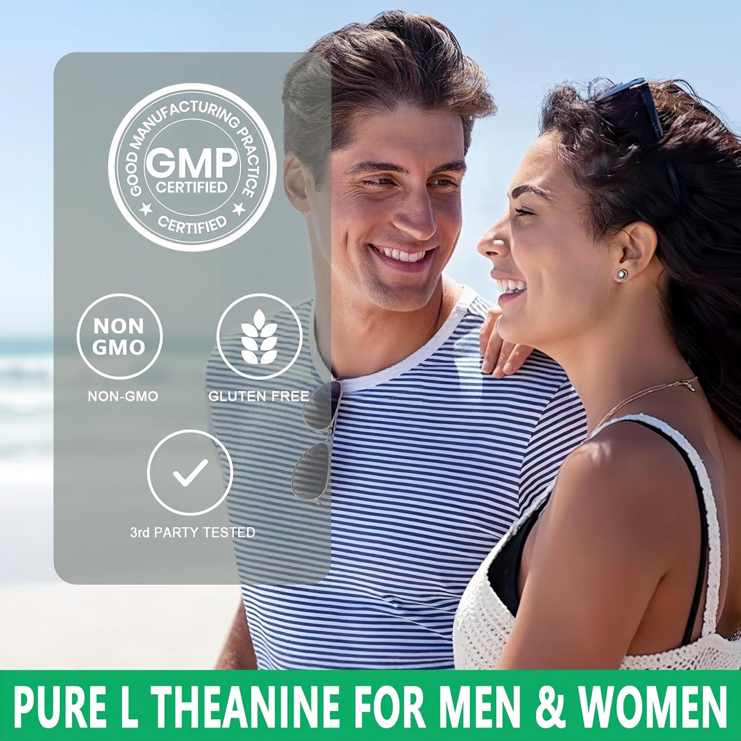 Suplemento L-Teanina JINGYAT 400mg 120 Cápsulas Veganas