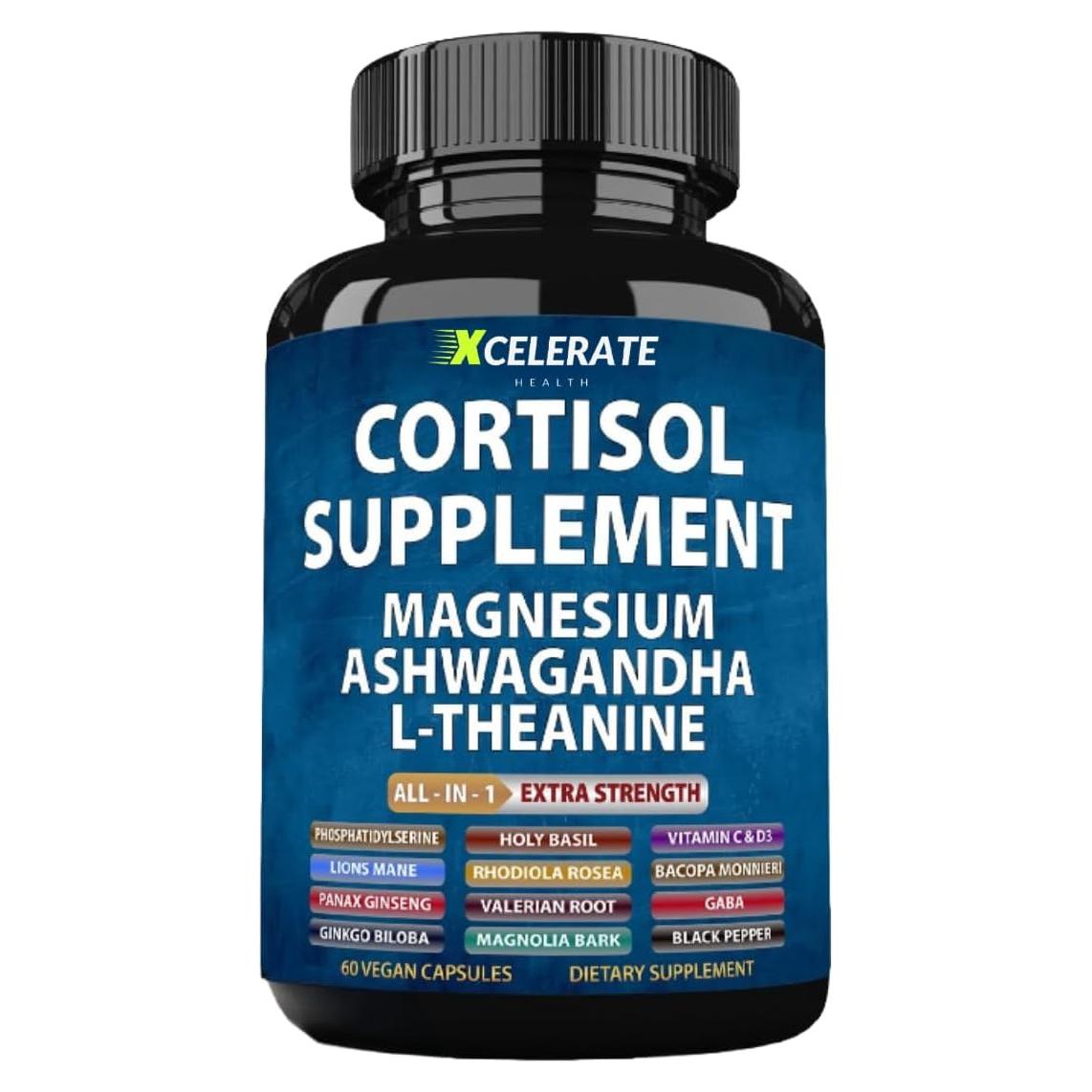 Cápsulas de Suplemento de Cortisol NeuVelle Health 60 Unidades