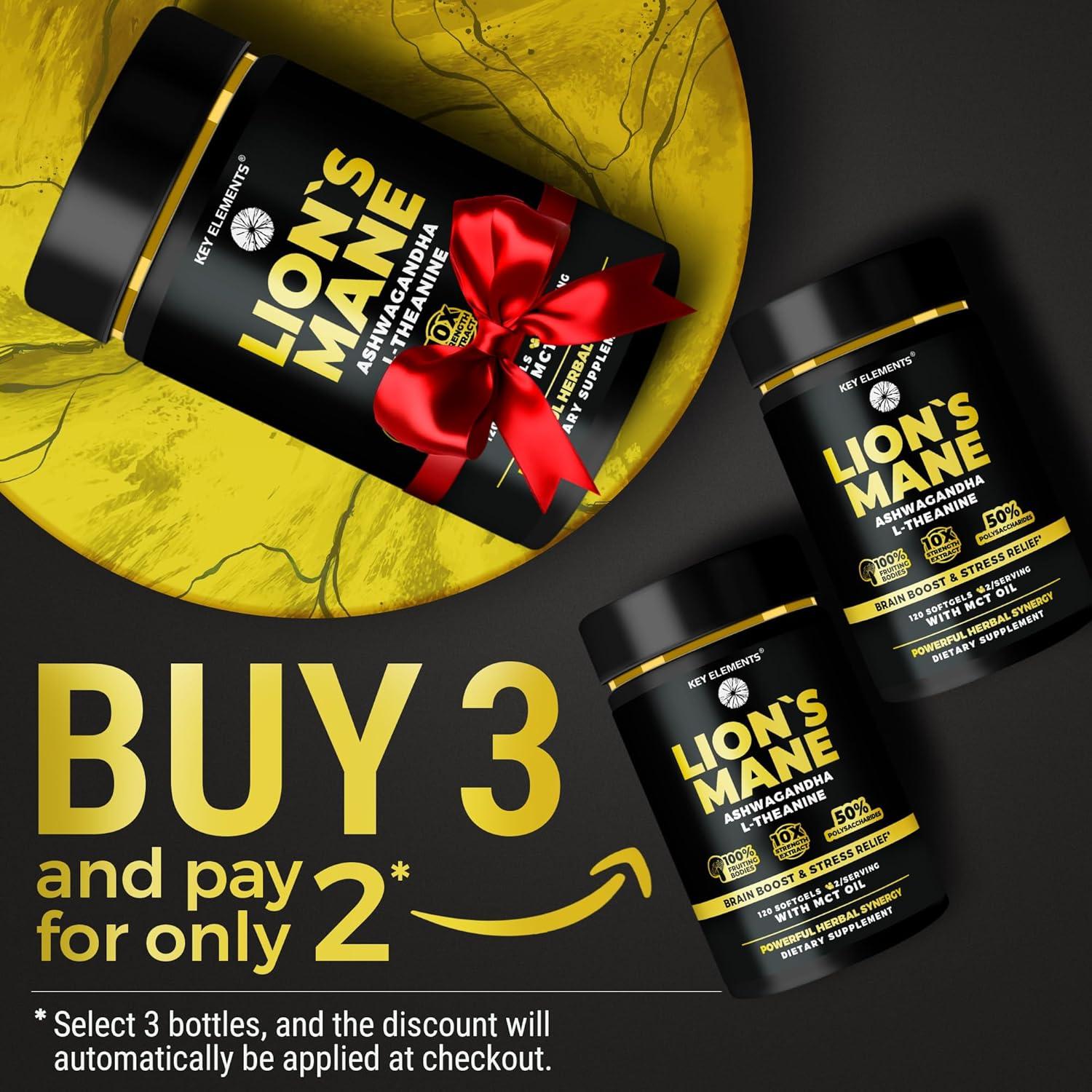 Cápsulas Suplemento Orgánico Melena de León KEY ELEMENTS 159g