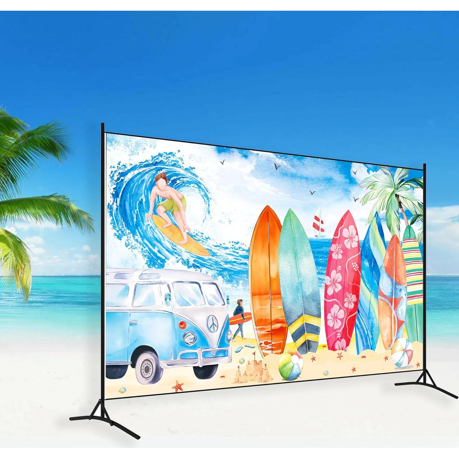 Decoración de fondo de surf vintage 180x110 cm Cooper Life