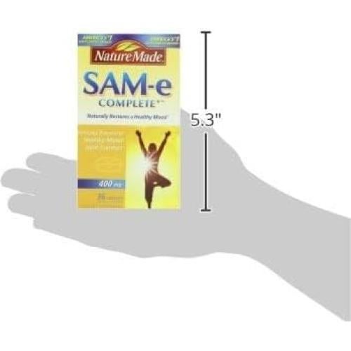 Suplemento Sam-e Completo Nature's Made 400 mg 72 Tabletas