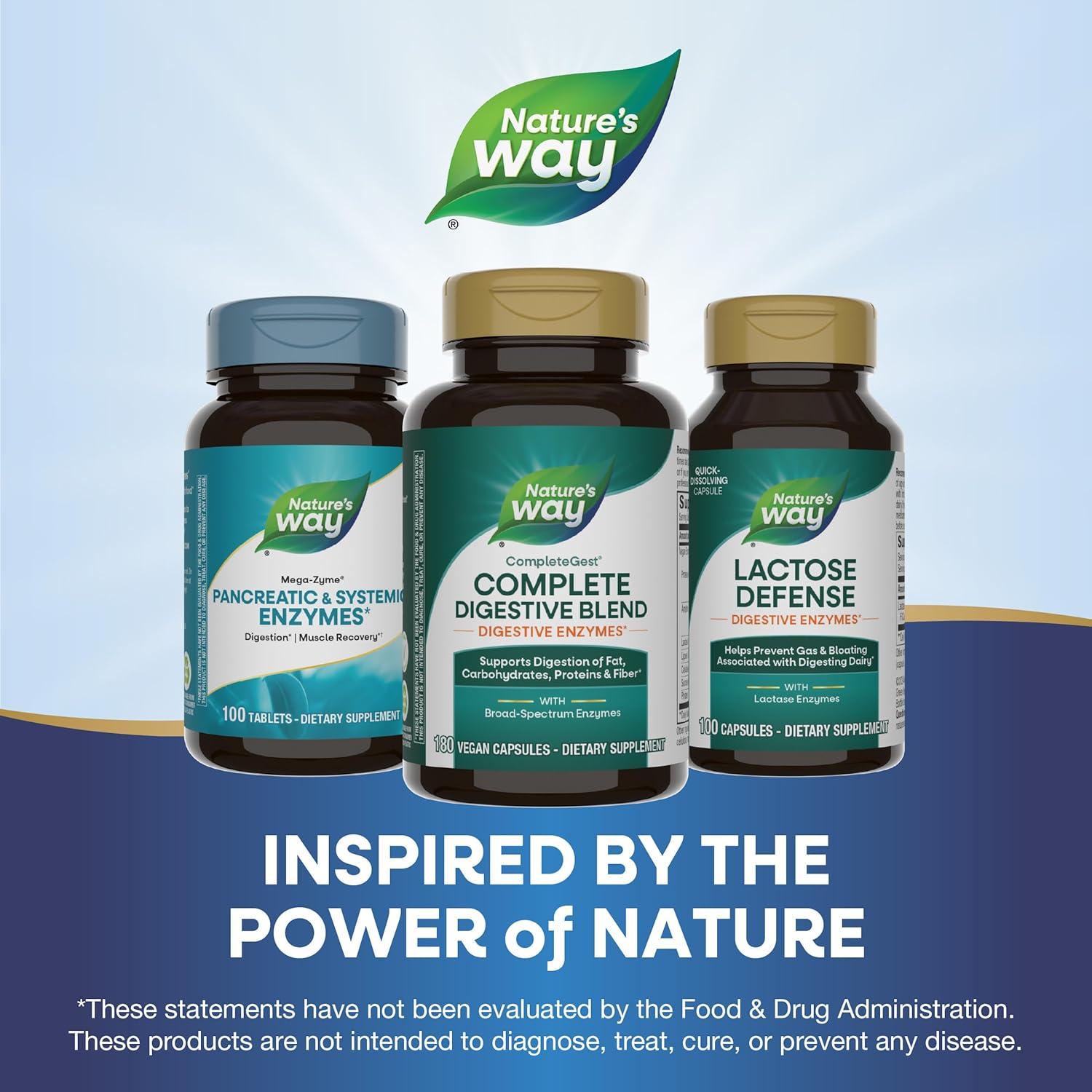 Nature's Way CompleteGest Enzimas Digestivas Veganas 180 Cápsulas