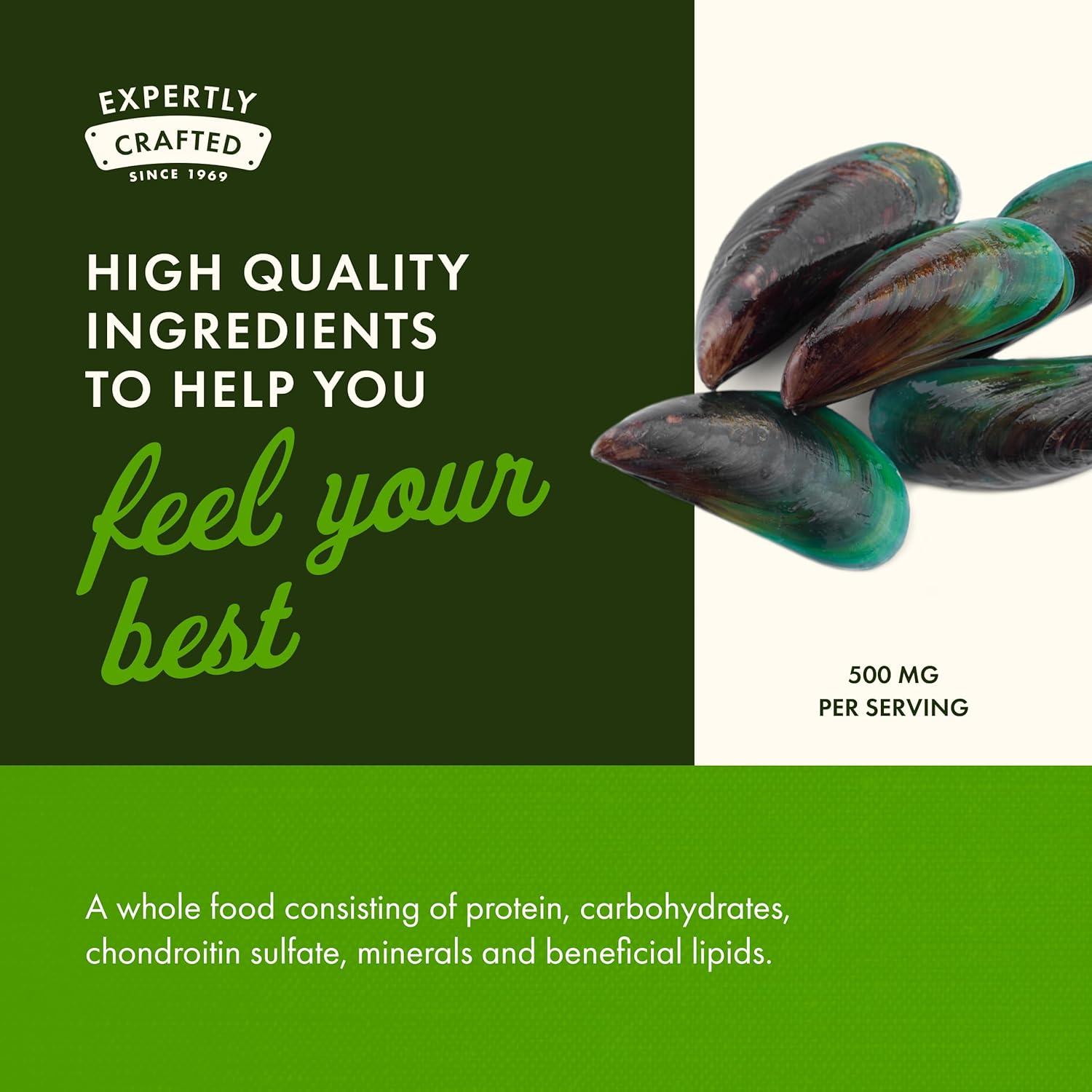 Suplemento de Mejillón de Labios Verdes Swanson 60 Cápsulas 500mg