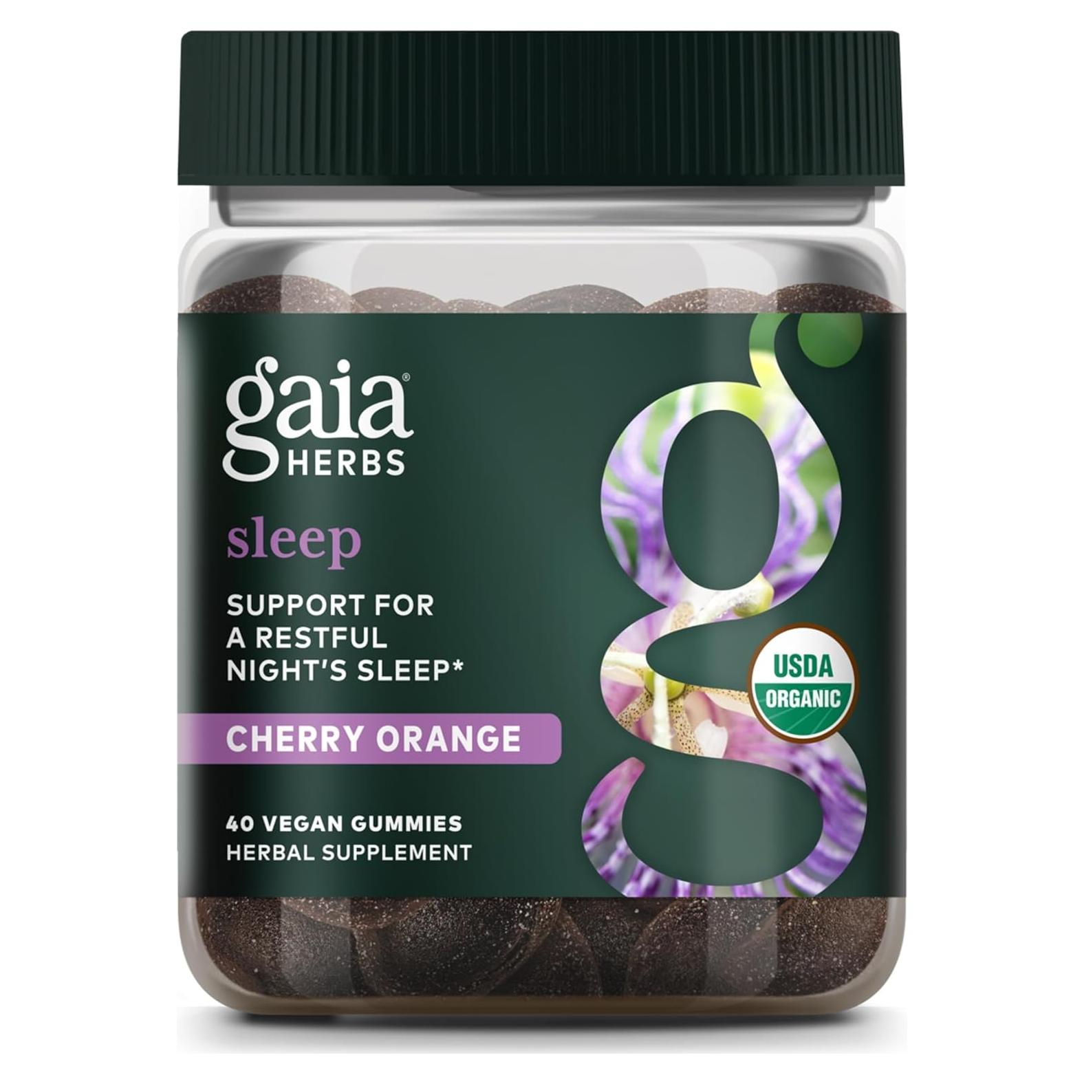 Gomas de Sueño Orgánicas Gaia Herbs, 40 Contenido, Veganas