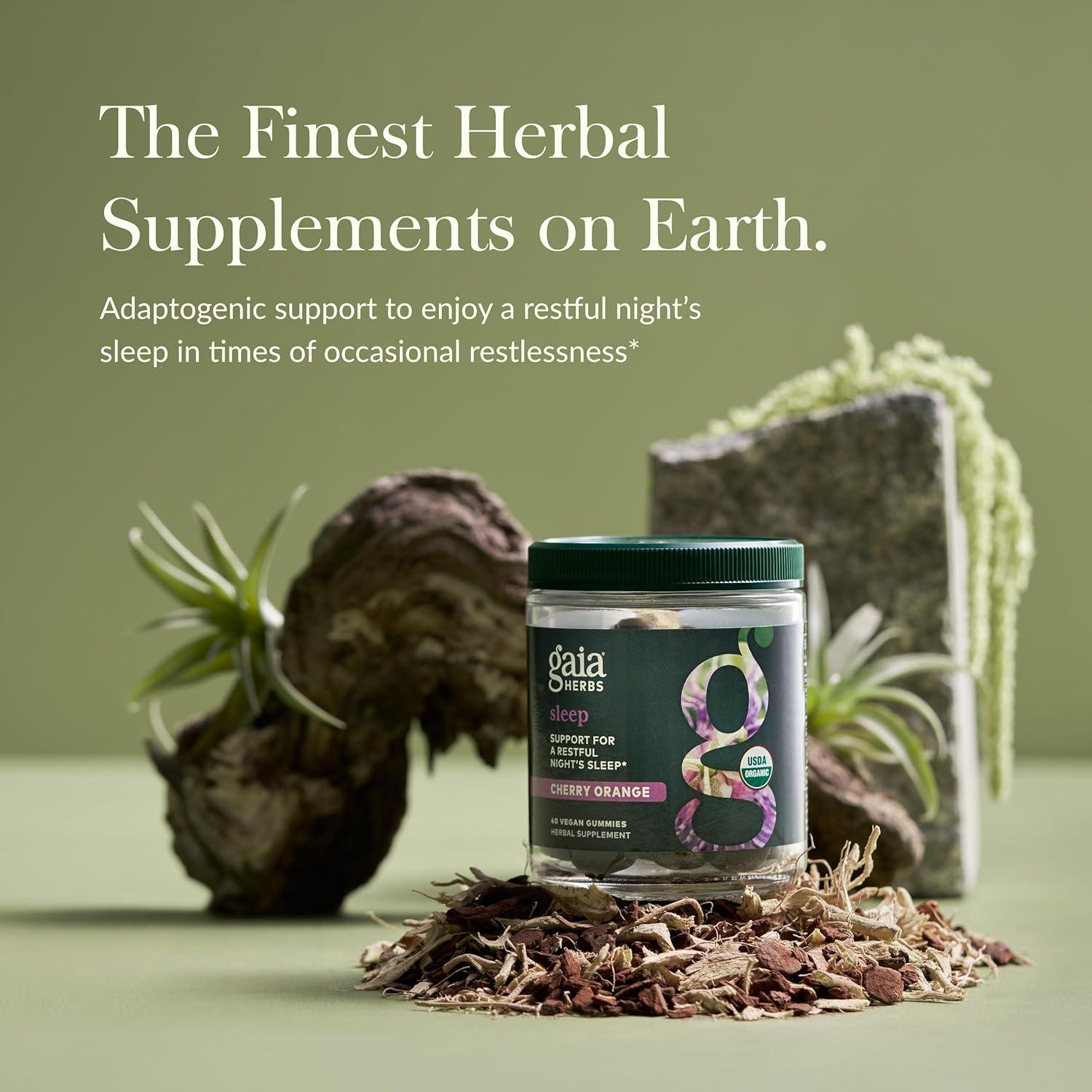 Gomas de Sueño Orgánicas Gaia Herbs, 40 Contenido, Veganas