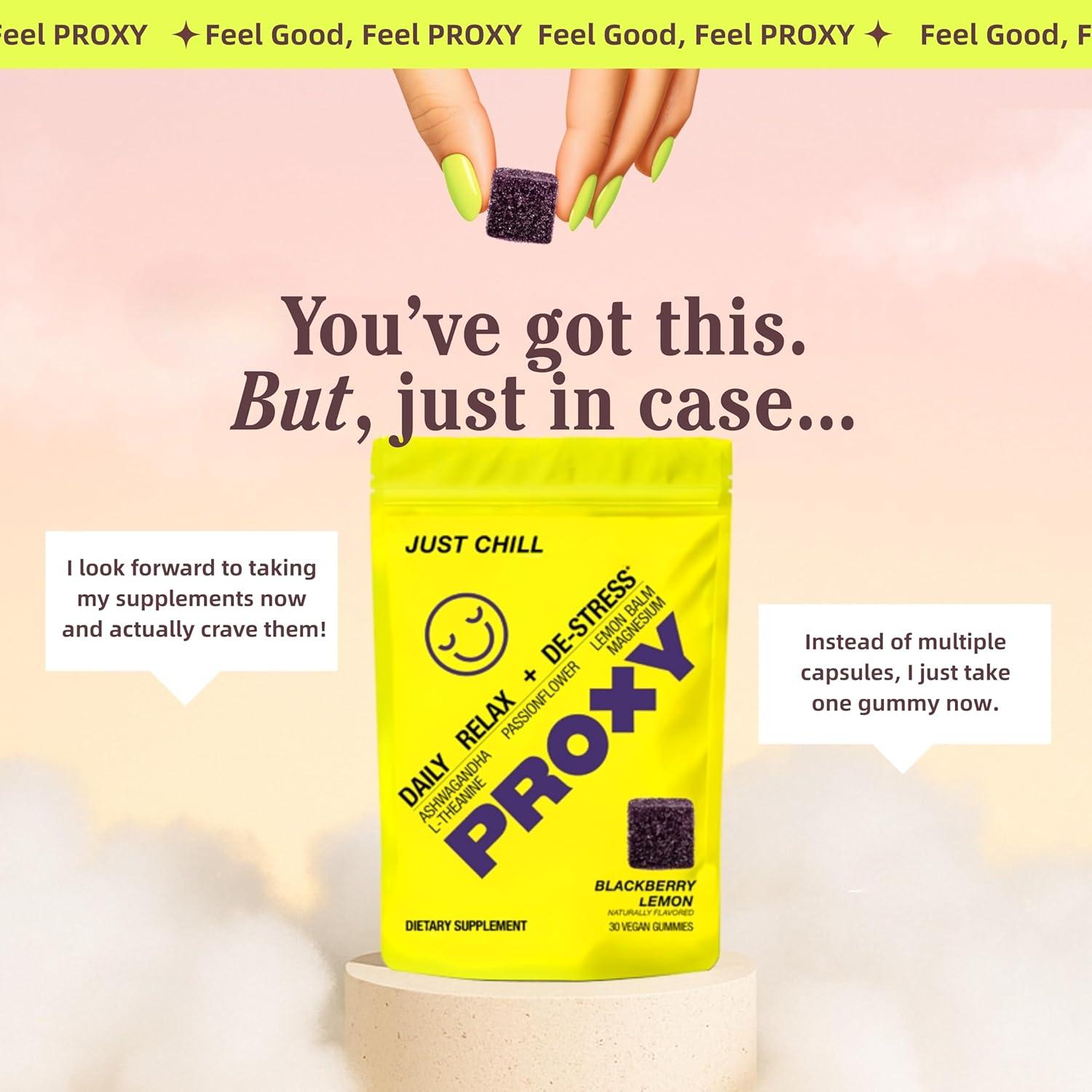 Gominolas Veganas PROXY Just Chill con Ashwagandha 30 Unidades