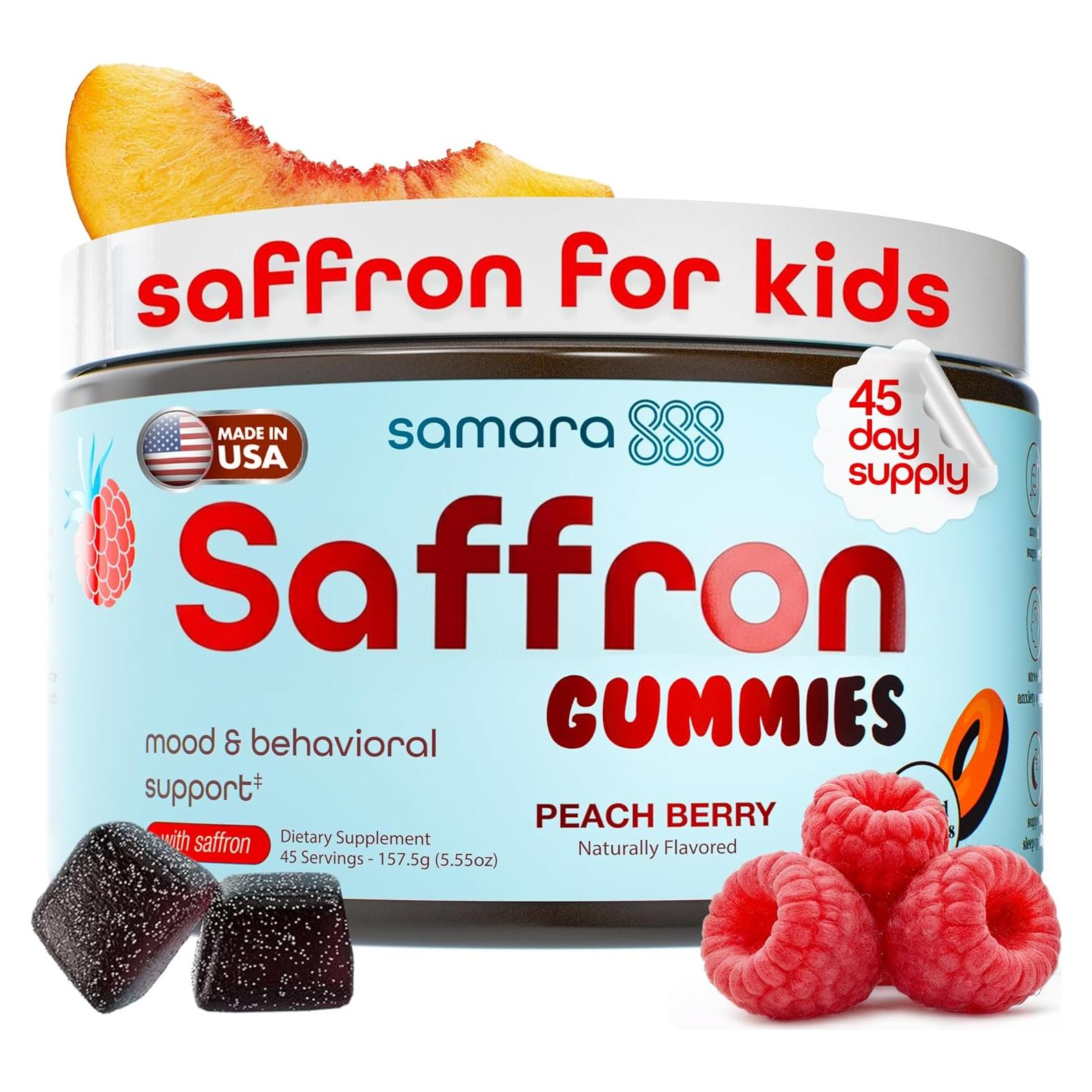 Gominolas de Azafrán Samara 888 para Niños 45 Unidades