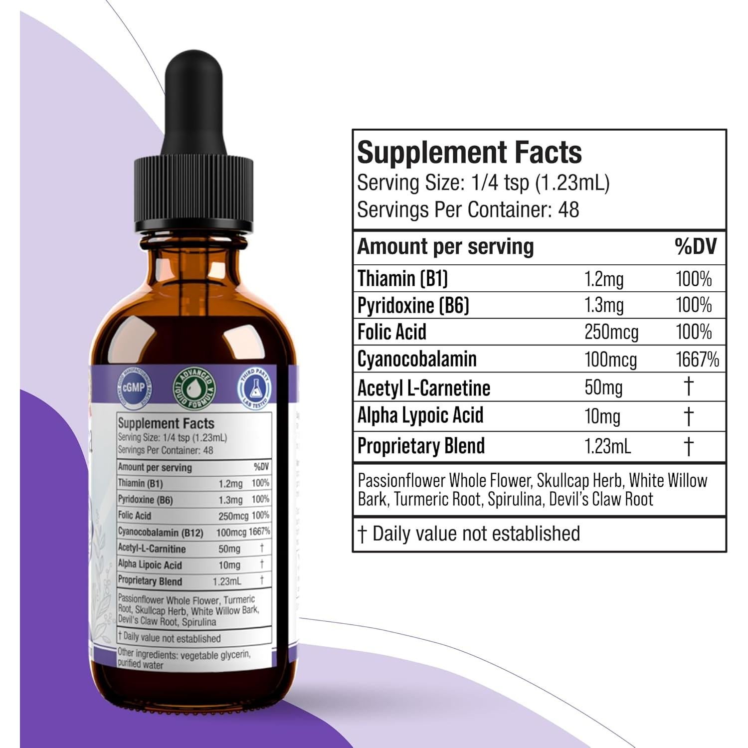 Nervestra Suplemento Salud Nerviosa 59 ml - Ácido Alfa Lipoico