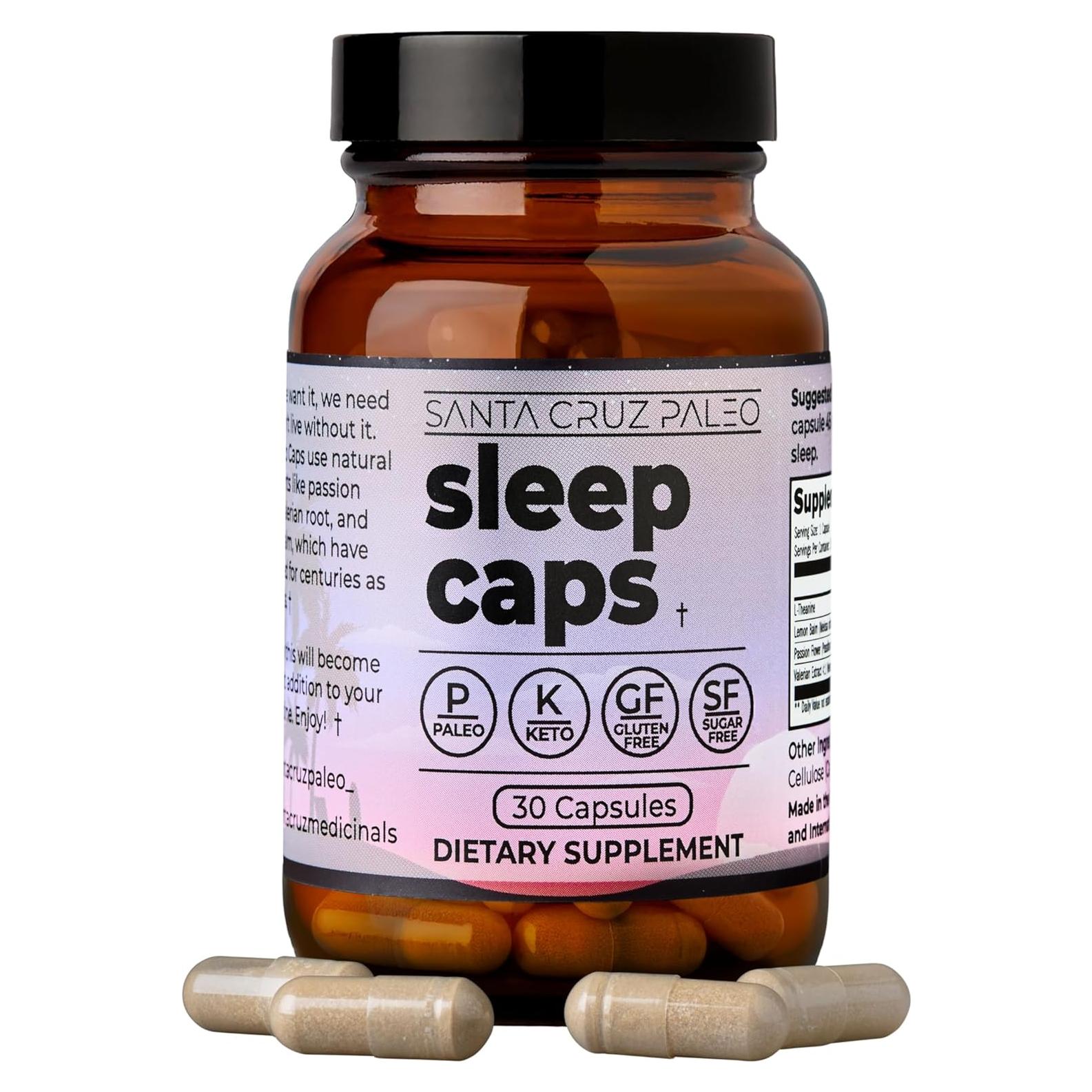 Santa Cruz Paleo Sleep Caps 30 Cápsulas Relajación Nocturna