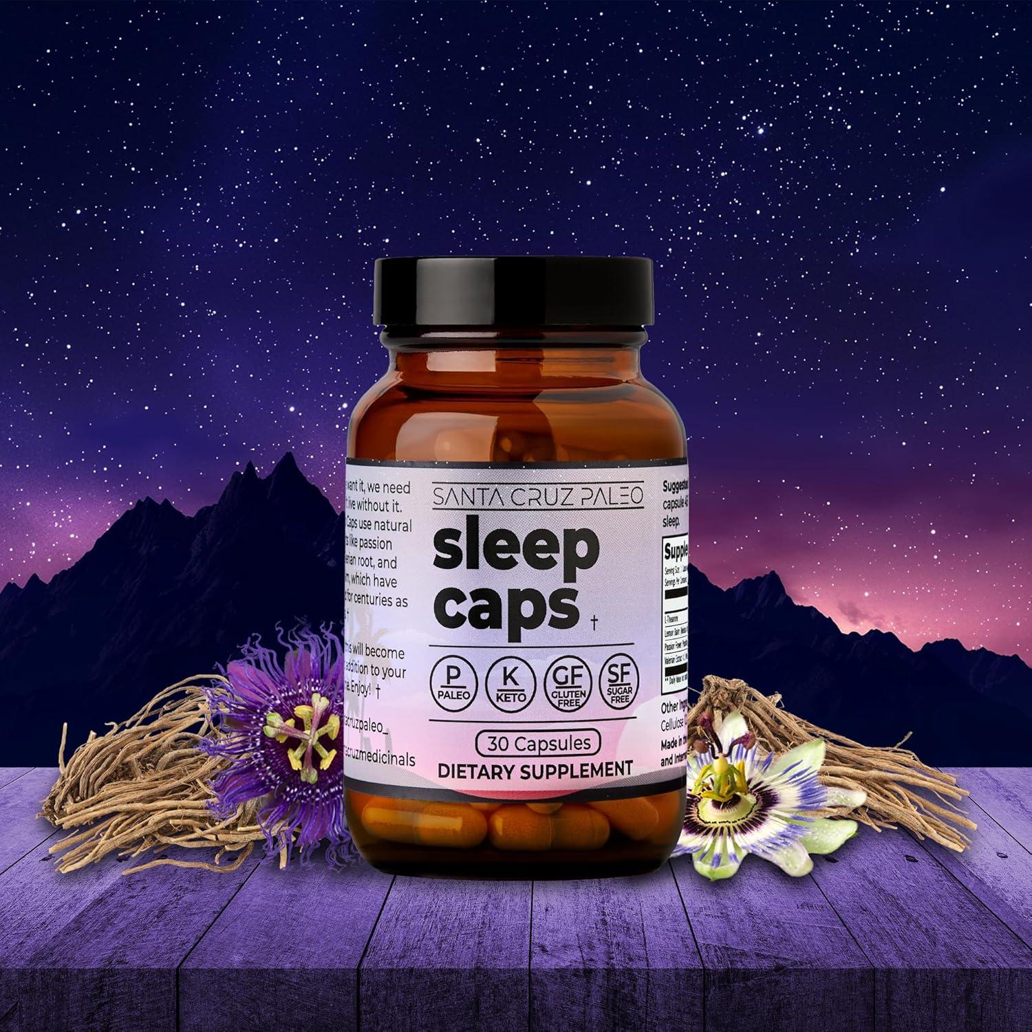 Santa Cruz Paleo Sleep Caps 30 Cápsulas Relajación Nocturna