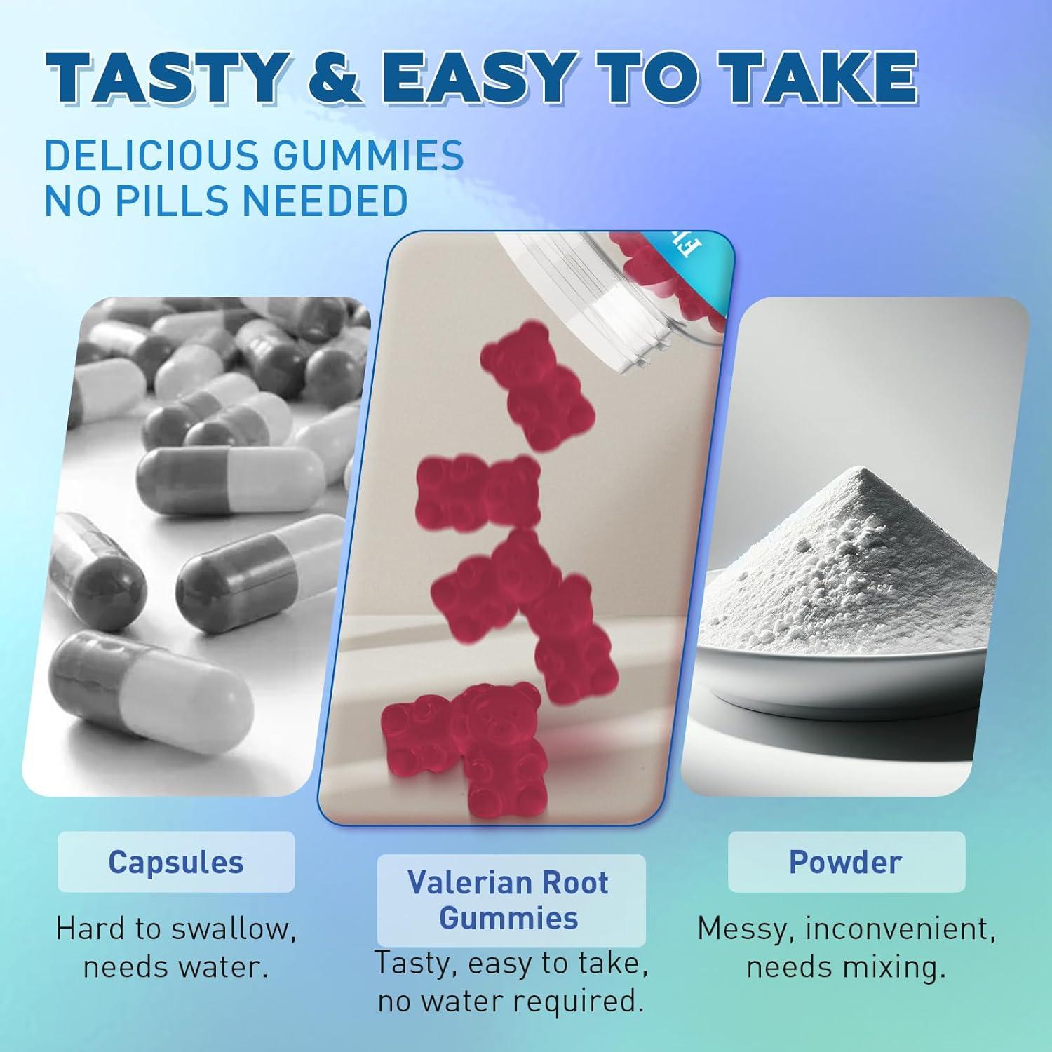 Gomitas de Raíz de Valeriana Flyrocer 60 Unidades Sabor Arándano