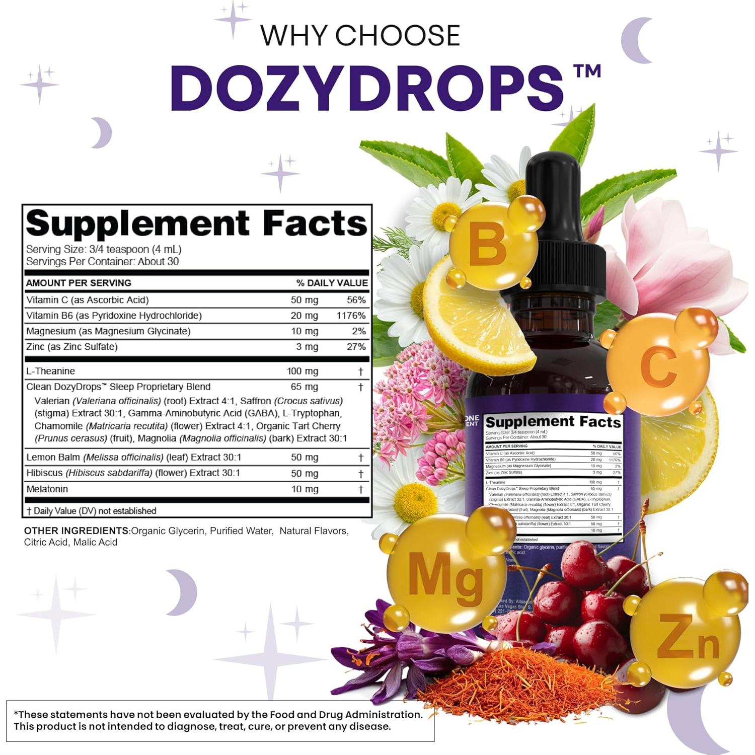 Gotas Líquidas para Dormir Clean Nutra 120mL con Melatonina