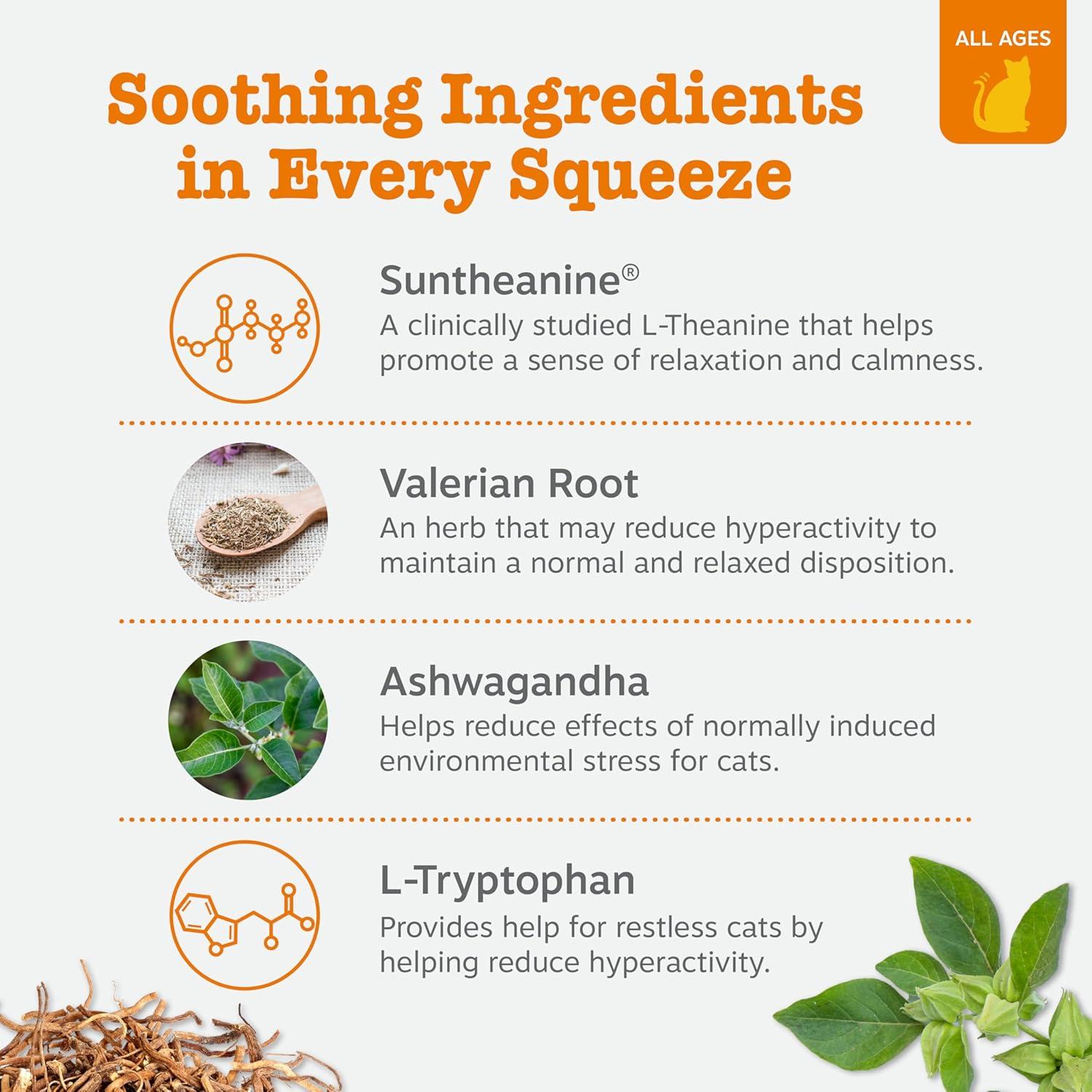 Mousse Calmante para Gatos Zesty Paws - 14 Unidades