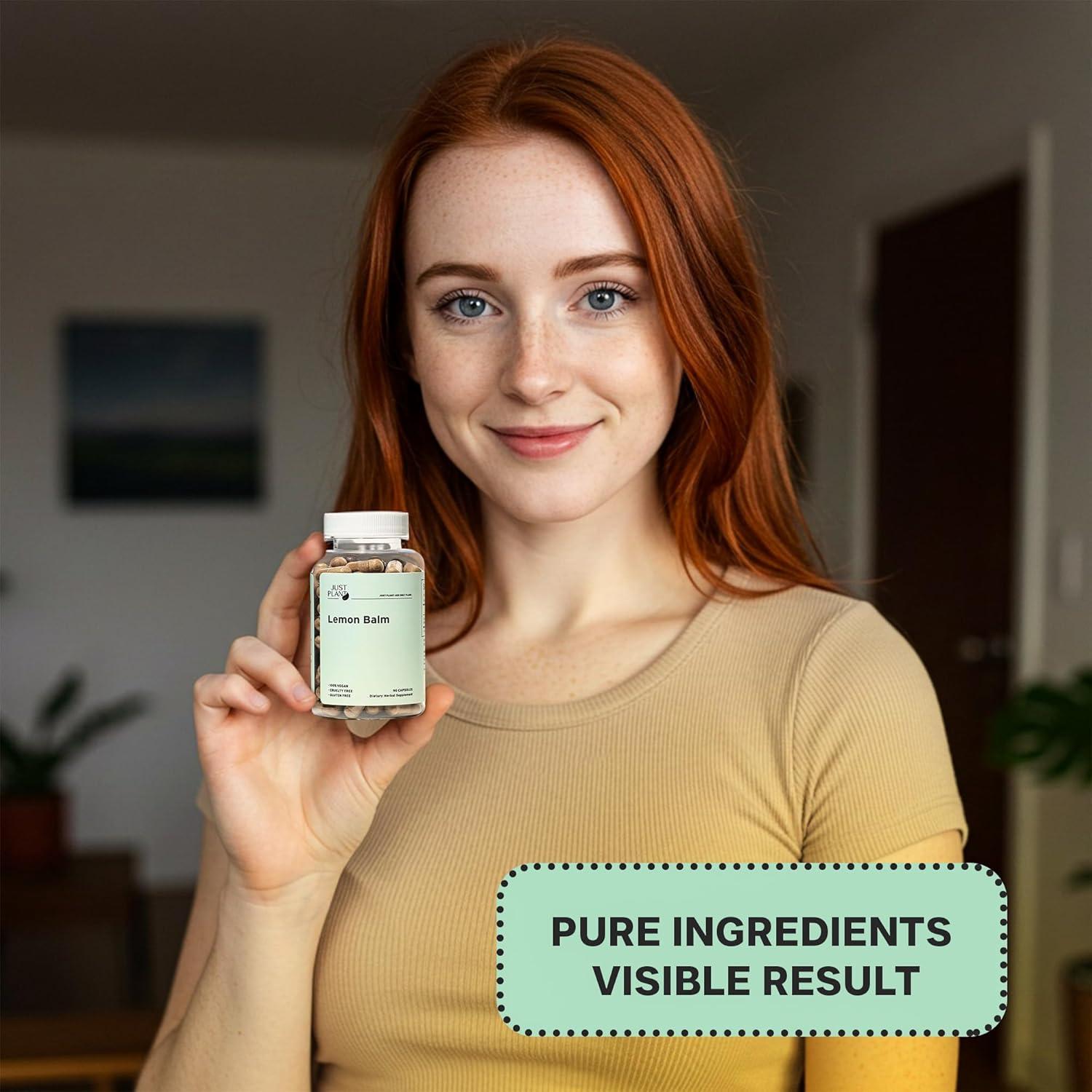 Bálsamo de Limón Just Plant 750 mg 90 Cápsulas Veganas