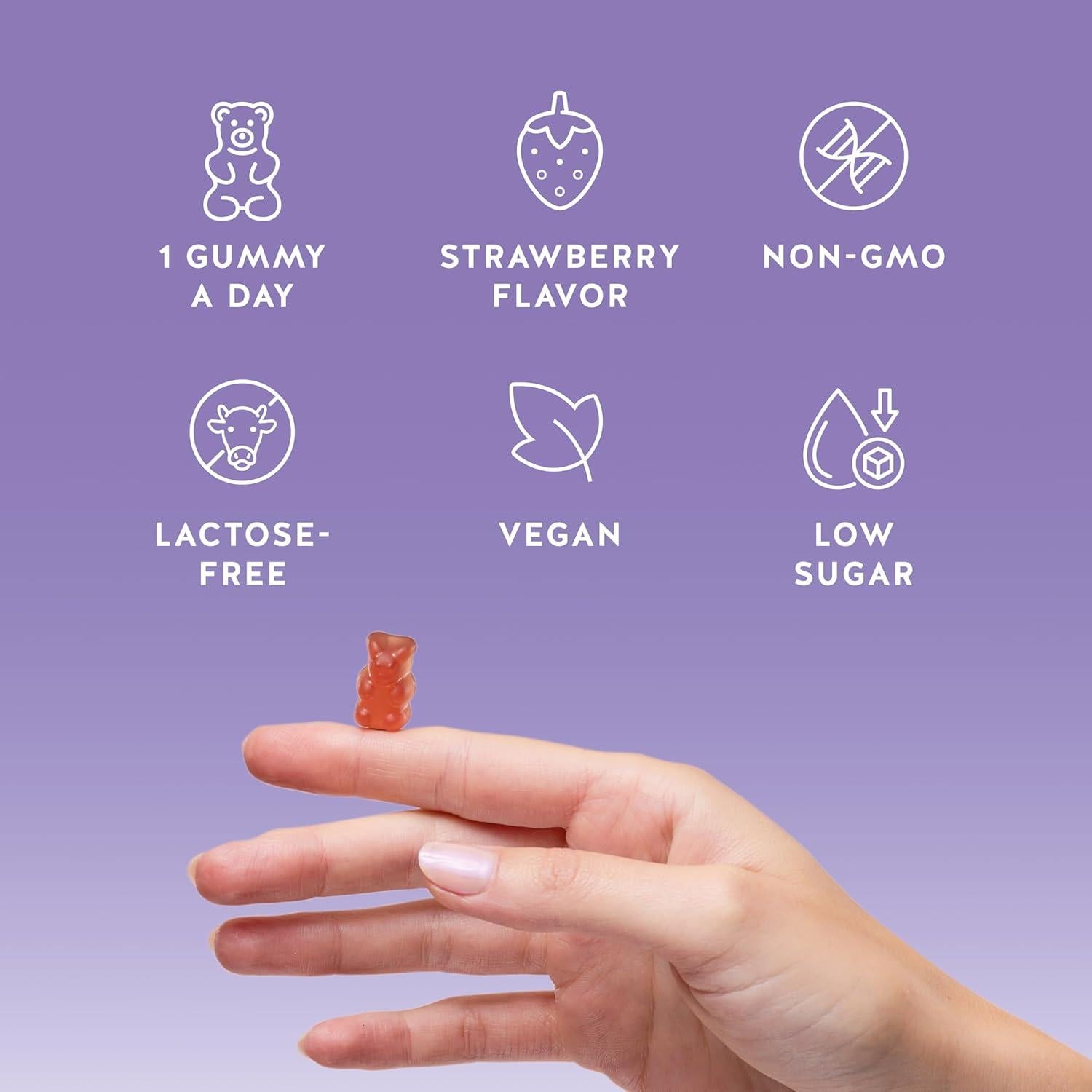 Suplemento PMS Vegano Bears with Benefits 90 Gominolas Fresa